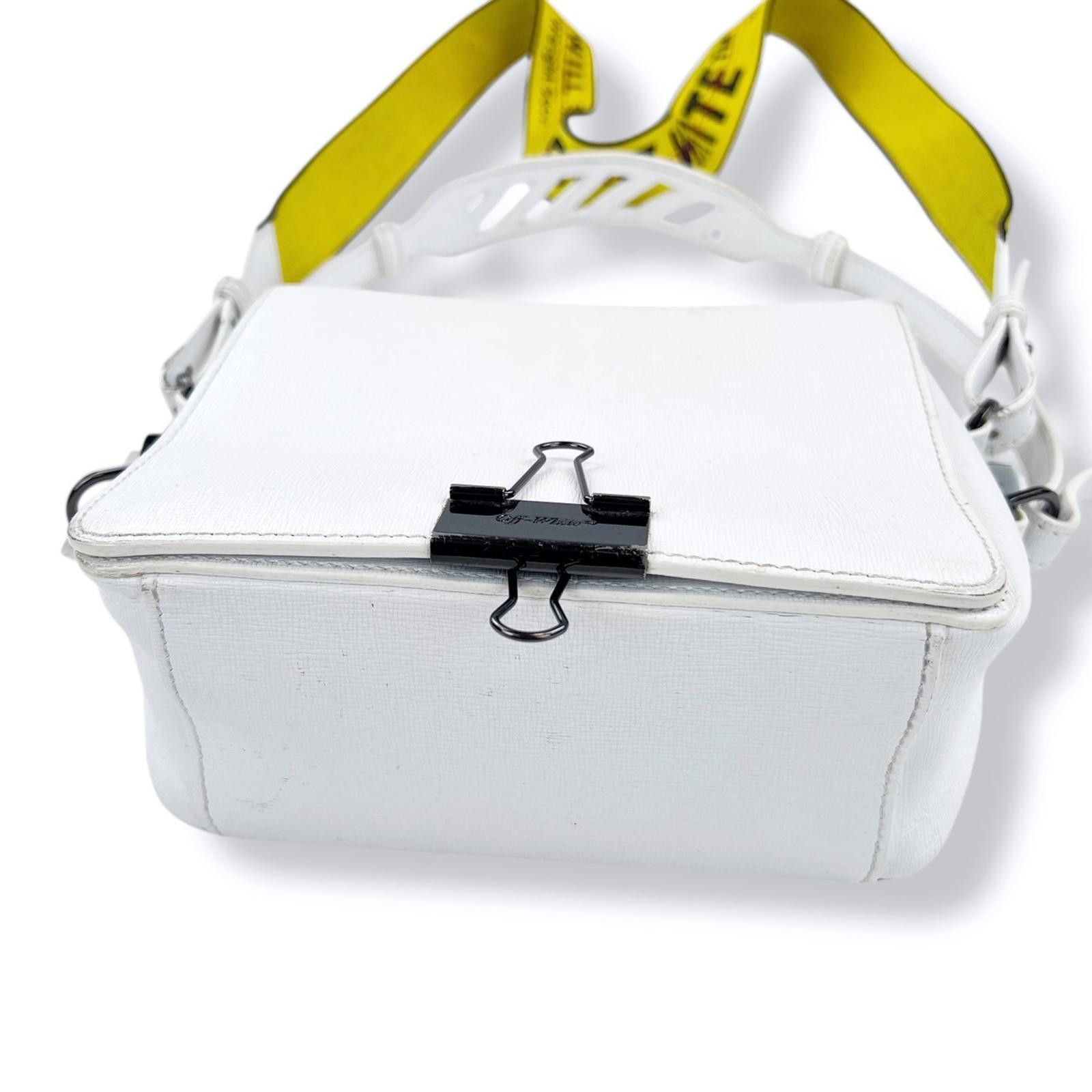 Off-White Off-White White Leather Binder Cross Body Bag Size ONE SIZE - 5 Thumbnail