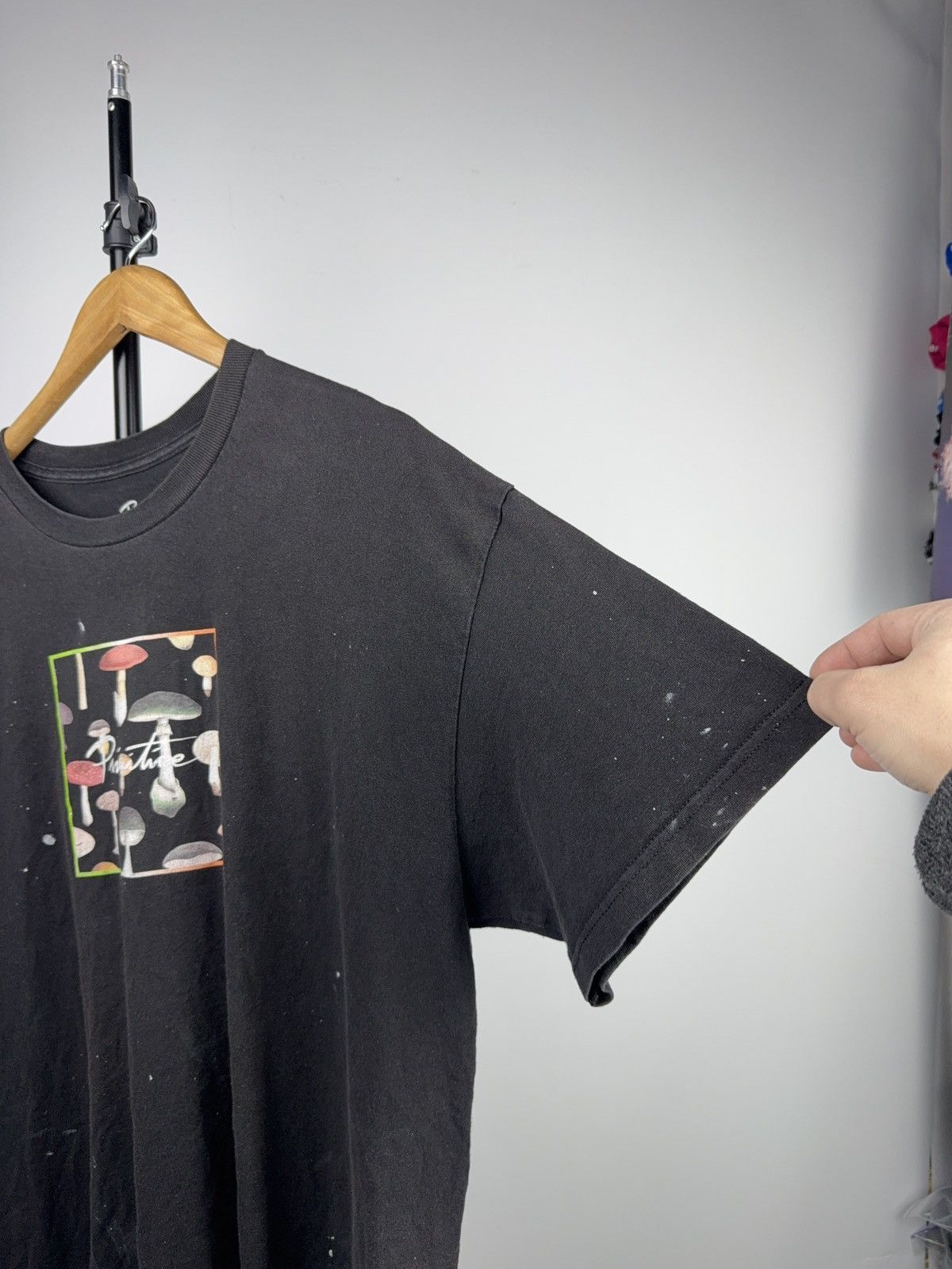 Primitive 00s Primitive Mushroom Graphic SK8 Skate T-Shirt Black XL Size US XL / EU 56 / 4 - 6 Thumbnail