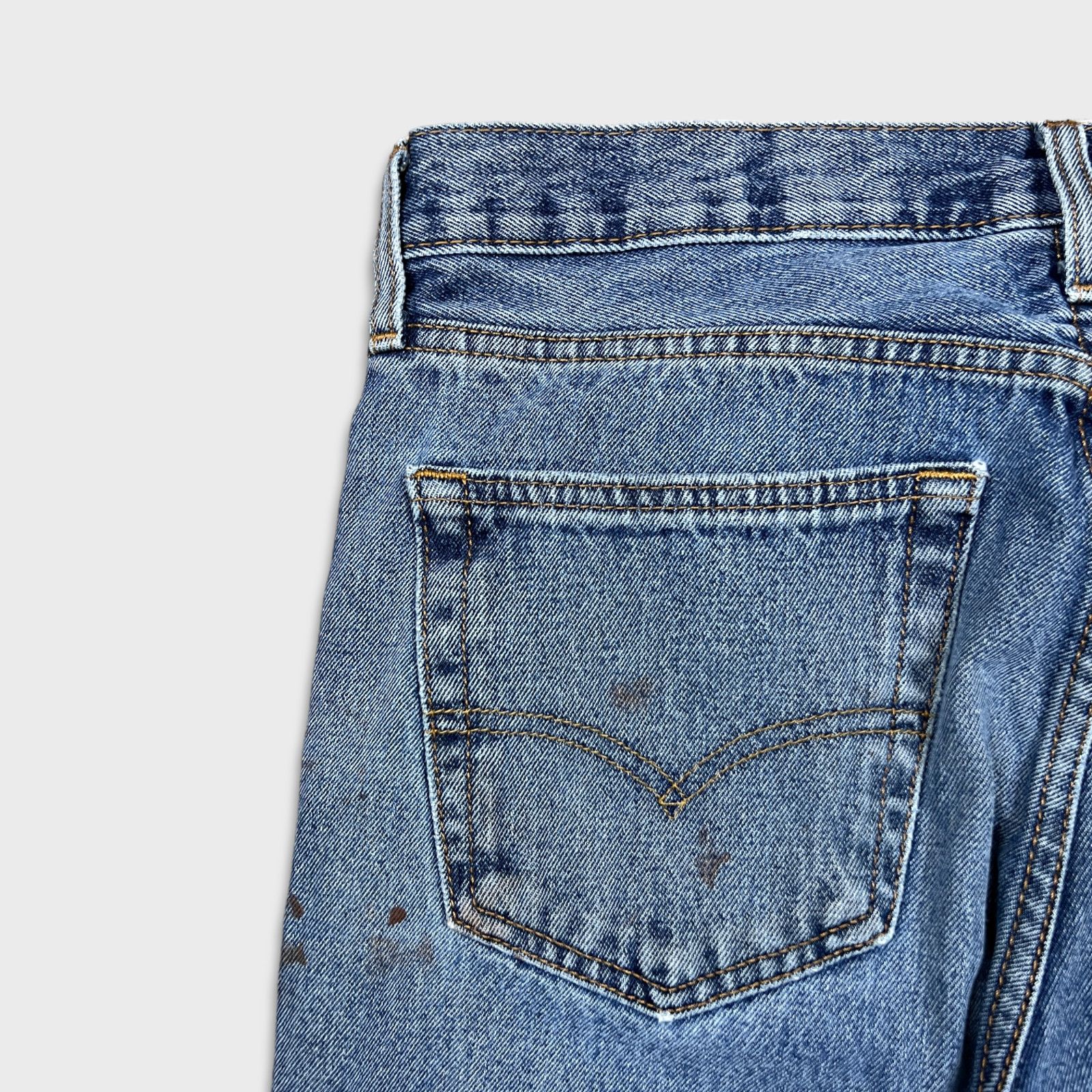 Levi's × Vintage Levi's 516 Jeans Mens 34x34 Slim Straight Light Wash Denim Size US 34 / EU 50 - 7 Thumbnail