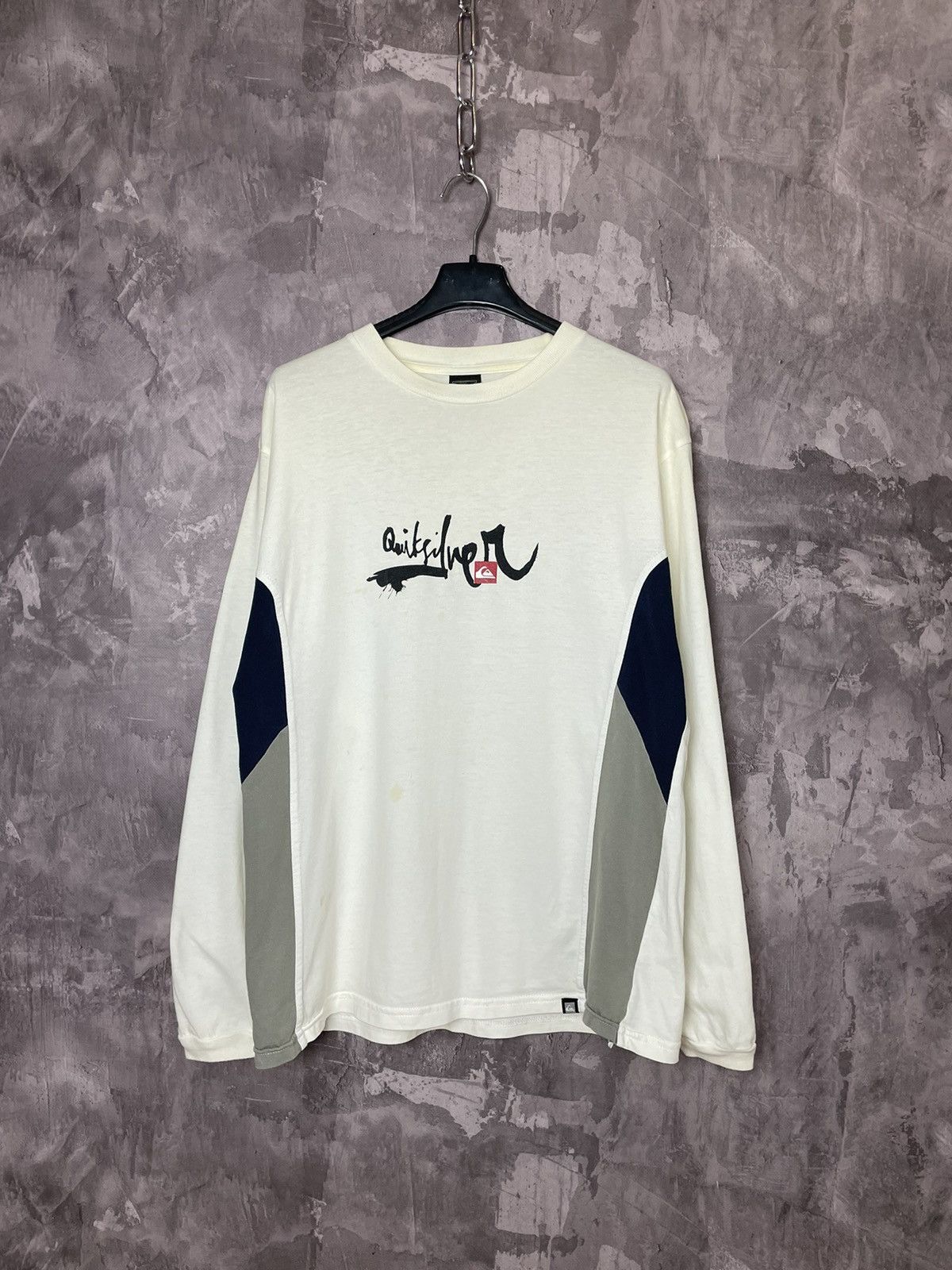 Affliction × Quiksilver × Vintage Vintage Quiksilver Thermal Embroidered Logo Long Sleeve Size US S / EU 44-46 / 1 - 1 Thumbnail