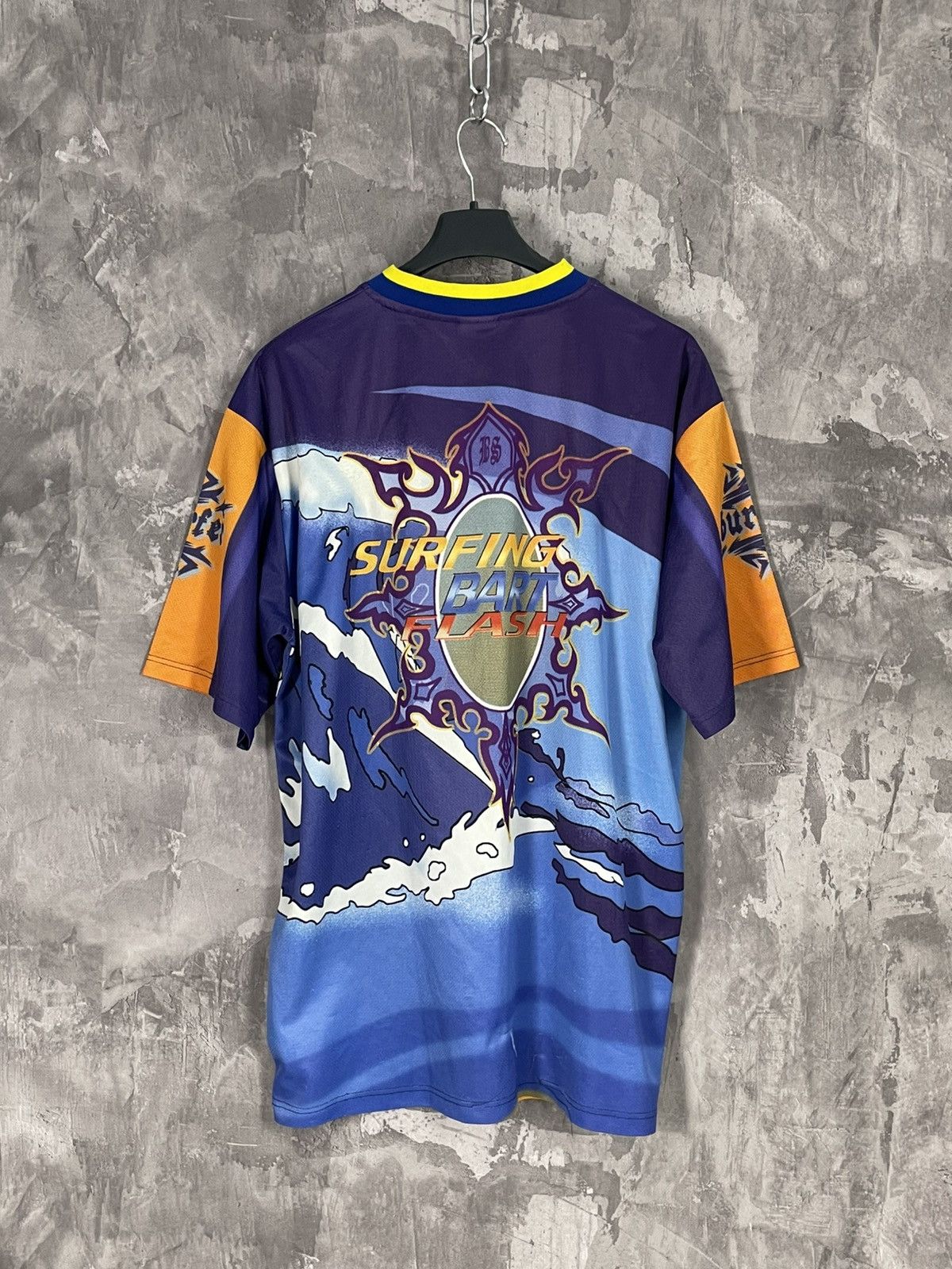 The Simpsons × Vintage Vintage 90s The Simpsons Surf Y2K Overprint Art t-shirt Size US L / EU 52-54 / 3 - 14 Thumbnail