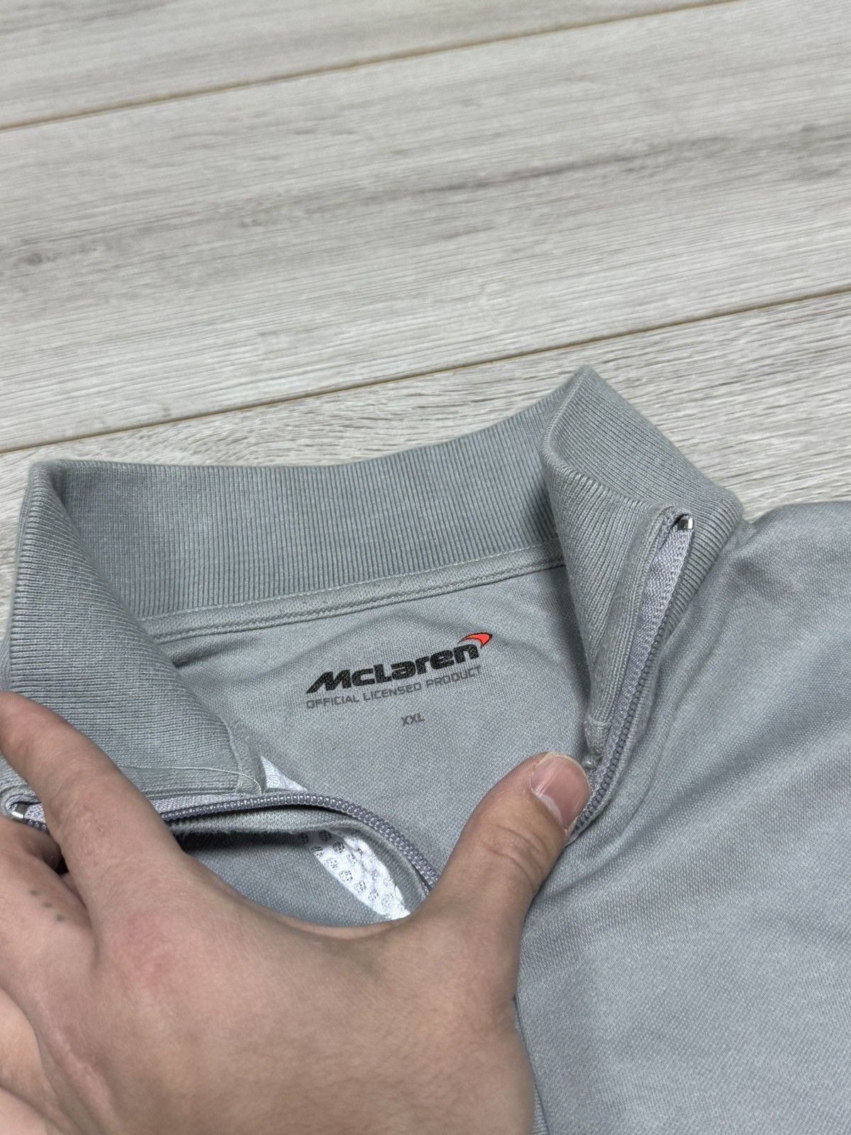 Hugo Boss × Mercedes-Benz BOSS x Mercedes McLaren quarter zip 1/4 sweater big logo Size US XXL / EU 58 / 5 - 8 Thumbnail