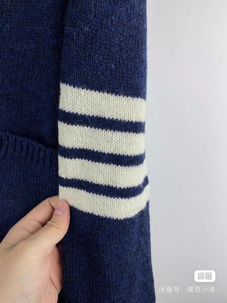 Thom Browne thom browne Knitted thick wool cardigan sweater Size US XL / EU 56 / 4 - 2 Thumbnail