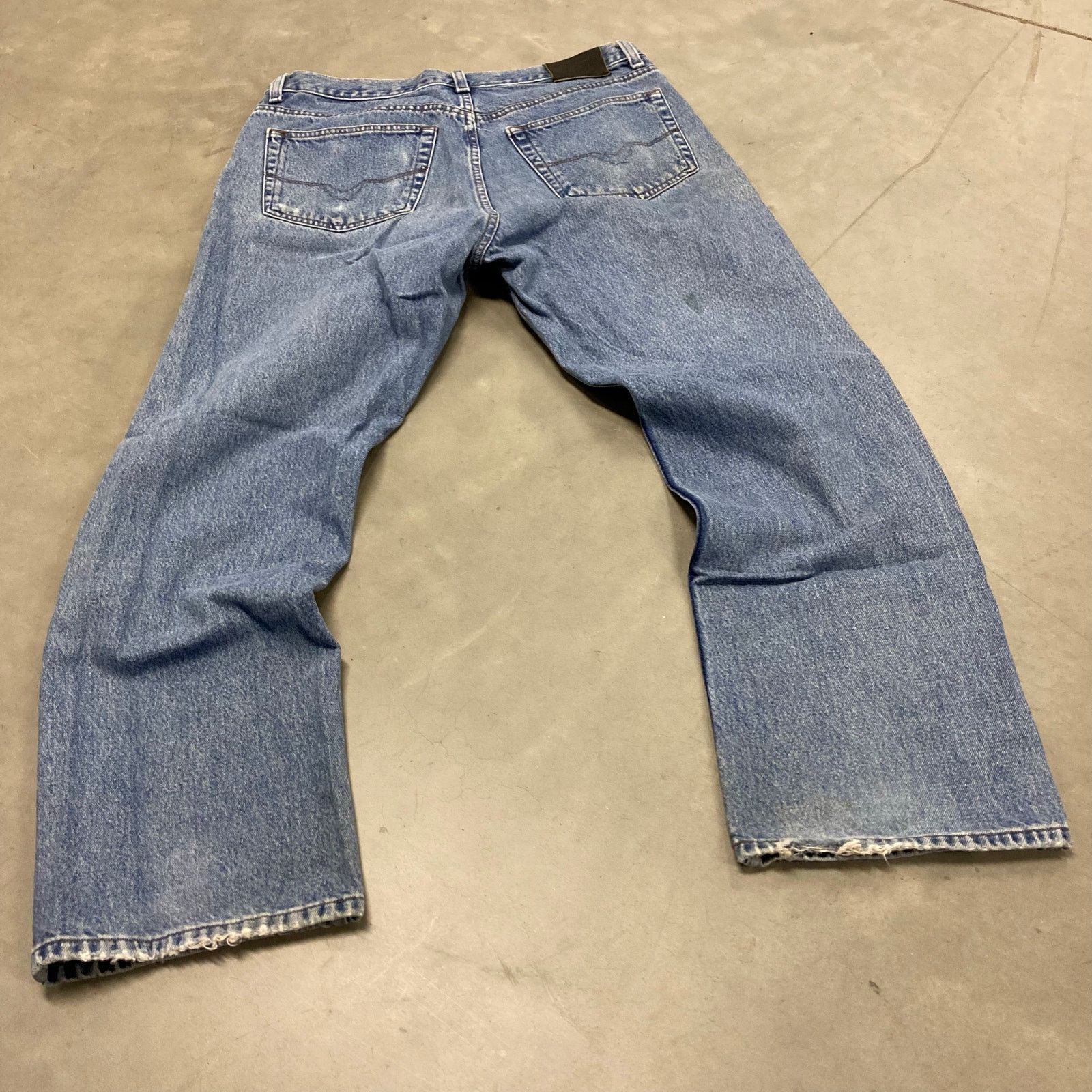 Harley Davidson × Vintage Y2K Harley Davidson motorcycle bootcut Jeans 36x30 Size US 36 / EU 52 - 2 Thumbnail