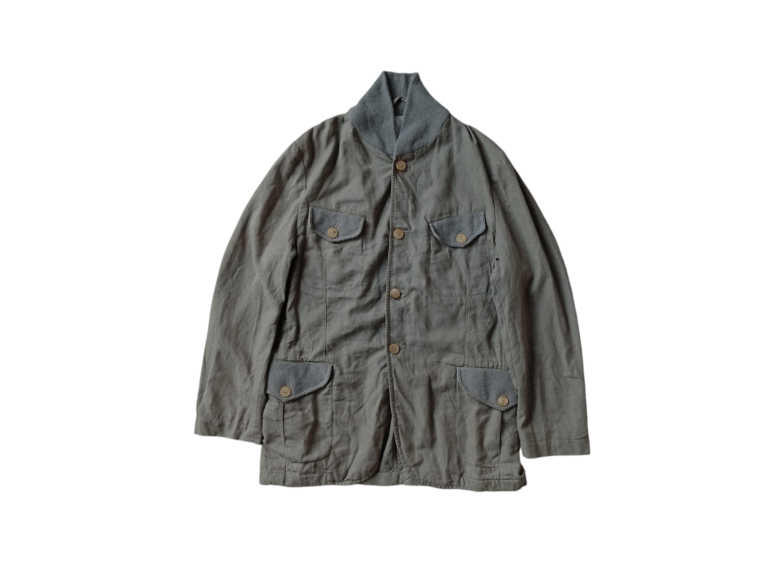 Hevo Hevo linen shawl collar jacket Size US M / EU 48-50 / 2 - 1 Thumbnail