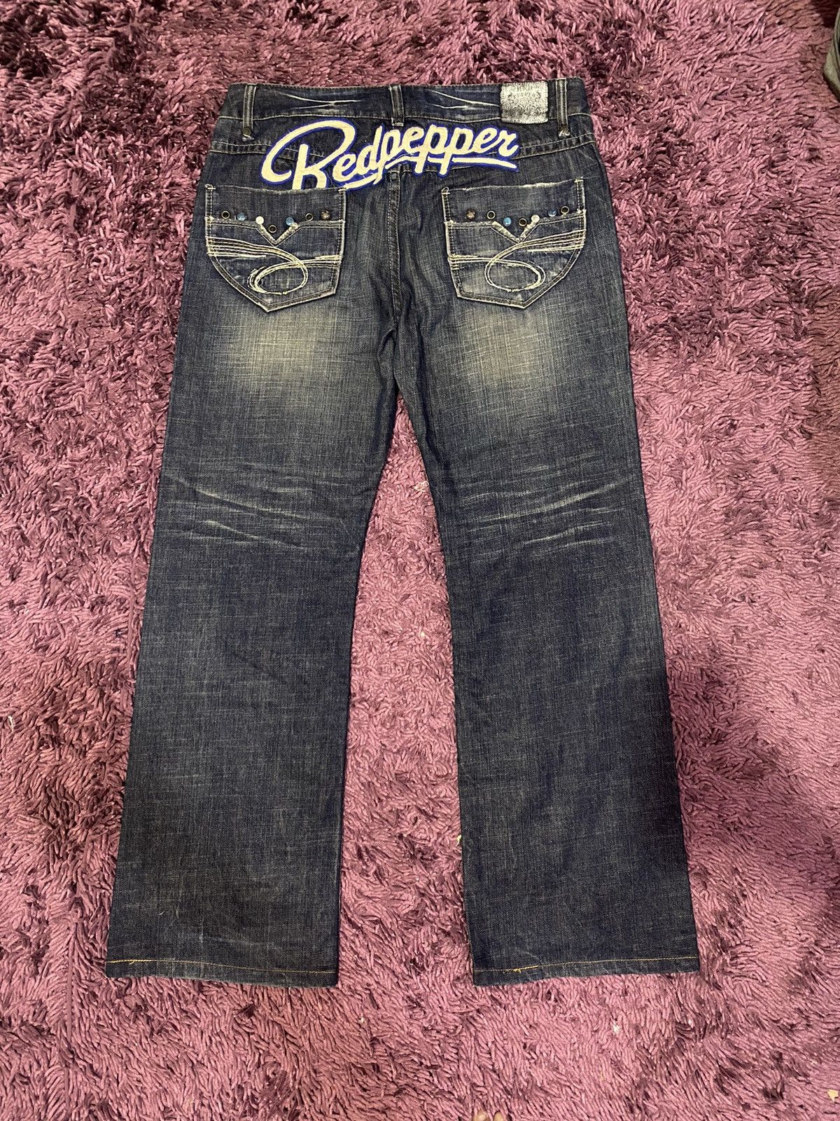 Japanese Brand × Vintage Vintage Redpepper Gold Label Straight Cut Jeans Size US 36 / EU 52 - 1 Thumbnail