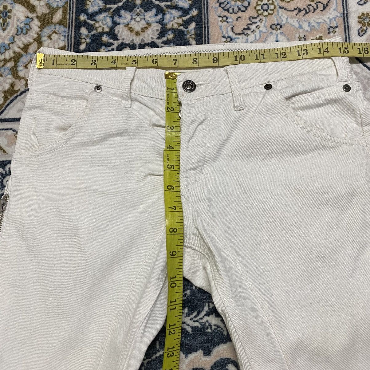 Yohji Yamamoto A.A.R Against All Risks White Denim Zipper Jeans Size US 29 - 21 Thumbnail