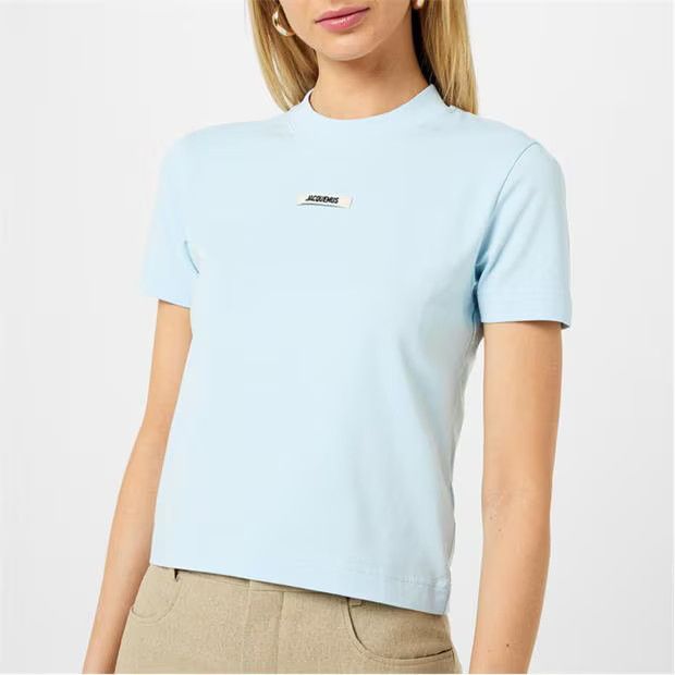 Jacquemus o1g2r1mq1024 T- Shirt in Light Blue Size M / US 6-8 / IT 42-44 - 3 Thumbnail