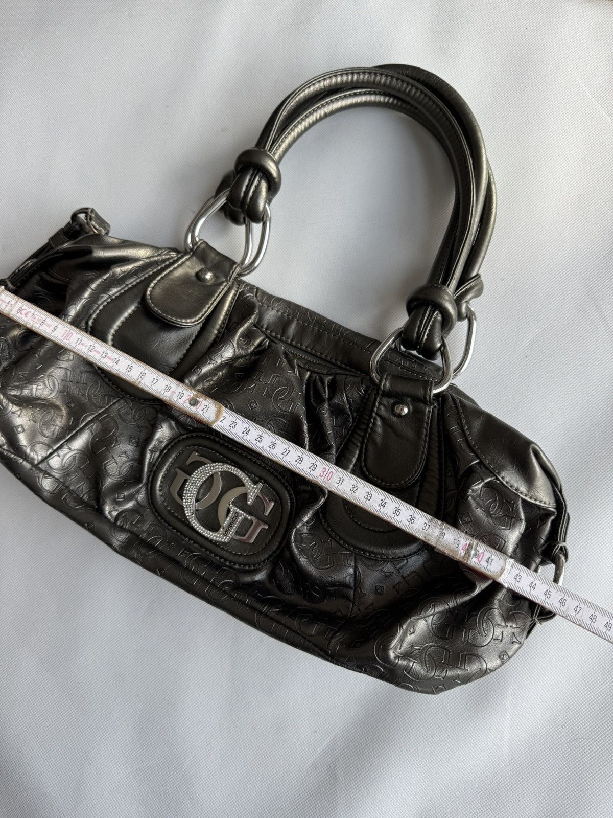 Guess Vintage Guess Monogram logo bag 00s Y2k Handbag Size ONE SIZE - 17 Thumbnail