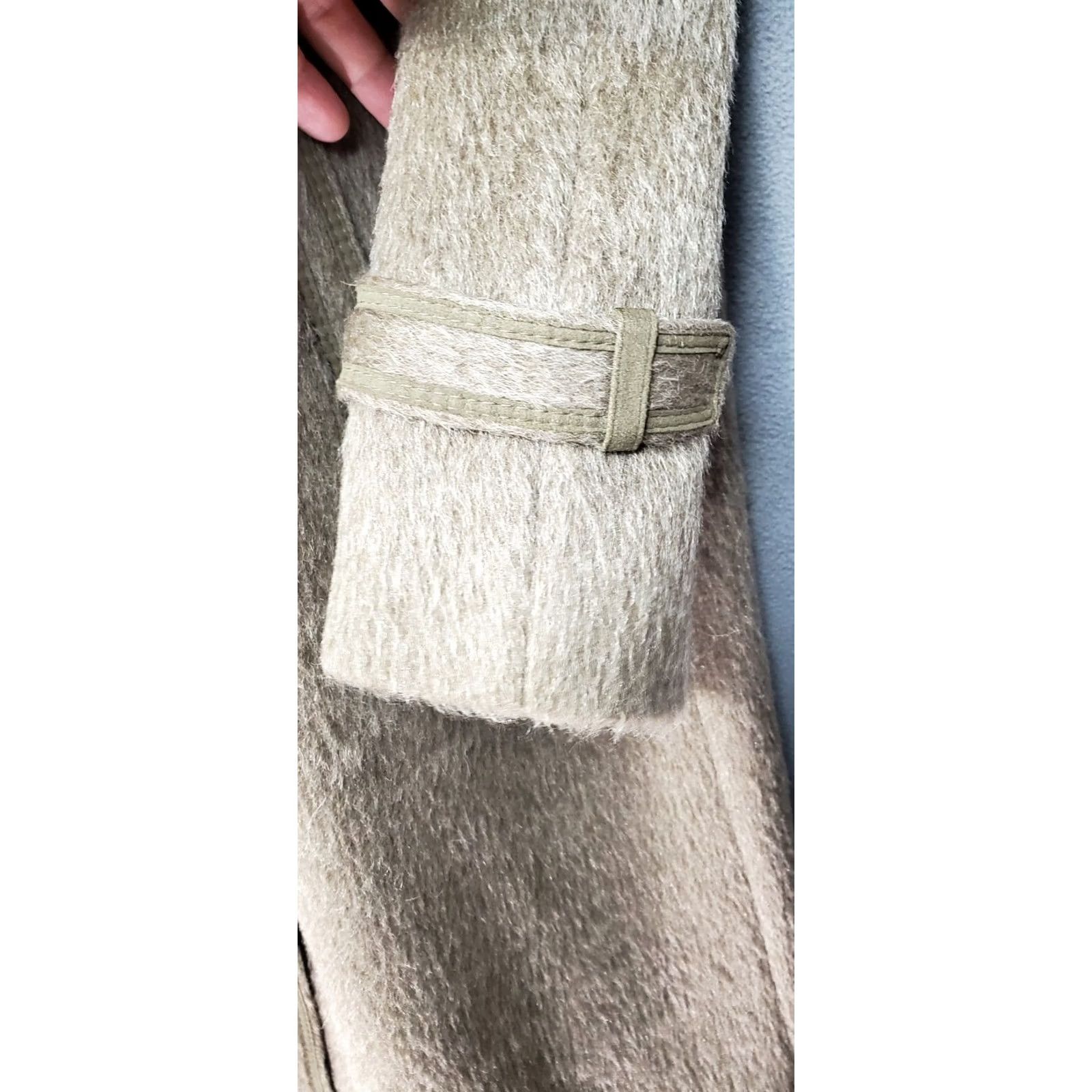 Vintage VINTAGE Calw Overcoat Coat Long Wool Brown 40X43 Unisex Adults M Lining Alpaca Wool Germany 80s 90s Accessories Pockets Button Size M / US 6-8 / IT 42-44 - 6 Thumbnail