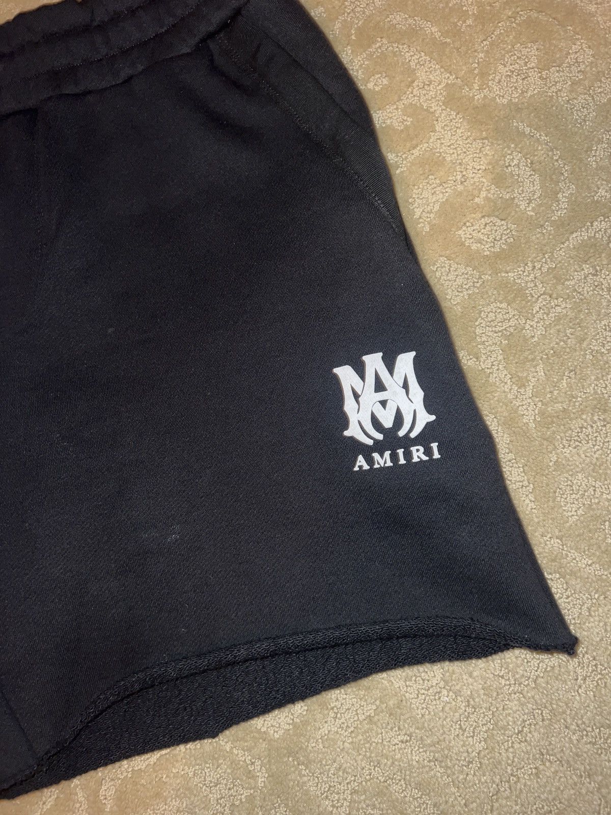 Amiri MA Core Logo Drawstring Short Black SZ Large Size US 32 / EU 48 - 3 Thumbnail