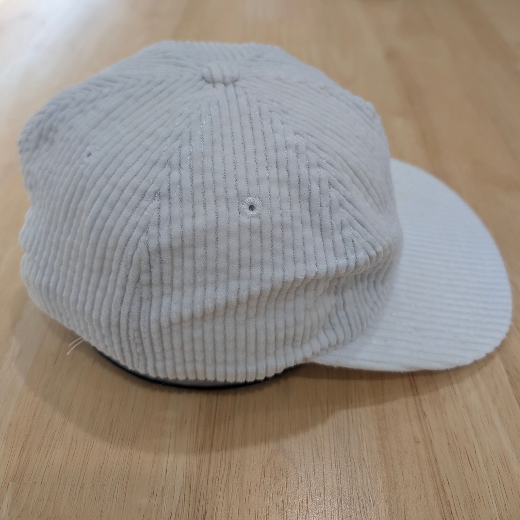Other Volley White Corduroy Cap With Blue Logo Detail One Size Size ONE SIZE - 3 Thumbnail