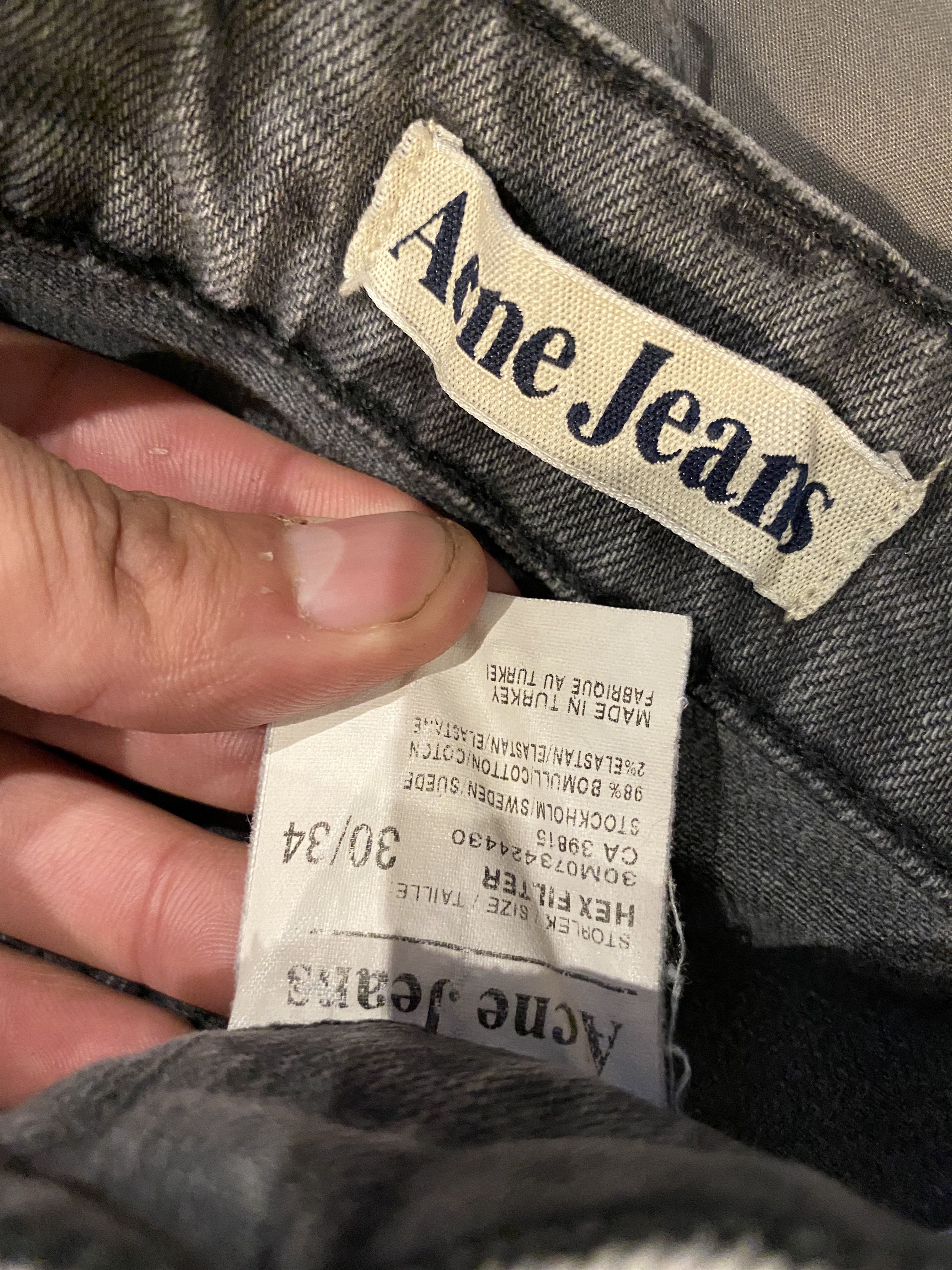 Acne Studios Acne Studios Hex Filter Skinny Jeans Size US 30 / EU 46 - 4 Thumbnail