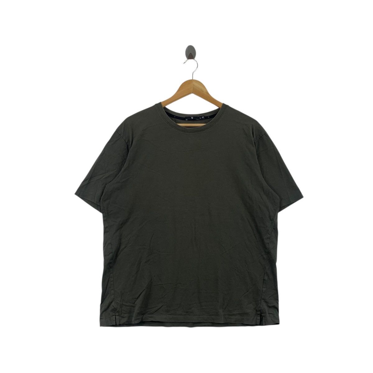 Jil Sander JIL SANDER x UNIQLO +J Collection Plain Green Baggy Tee Size L / US 10 / IT 46 - 1 Thumbnail