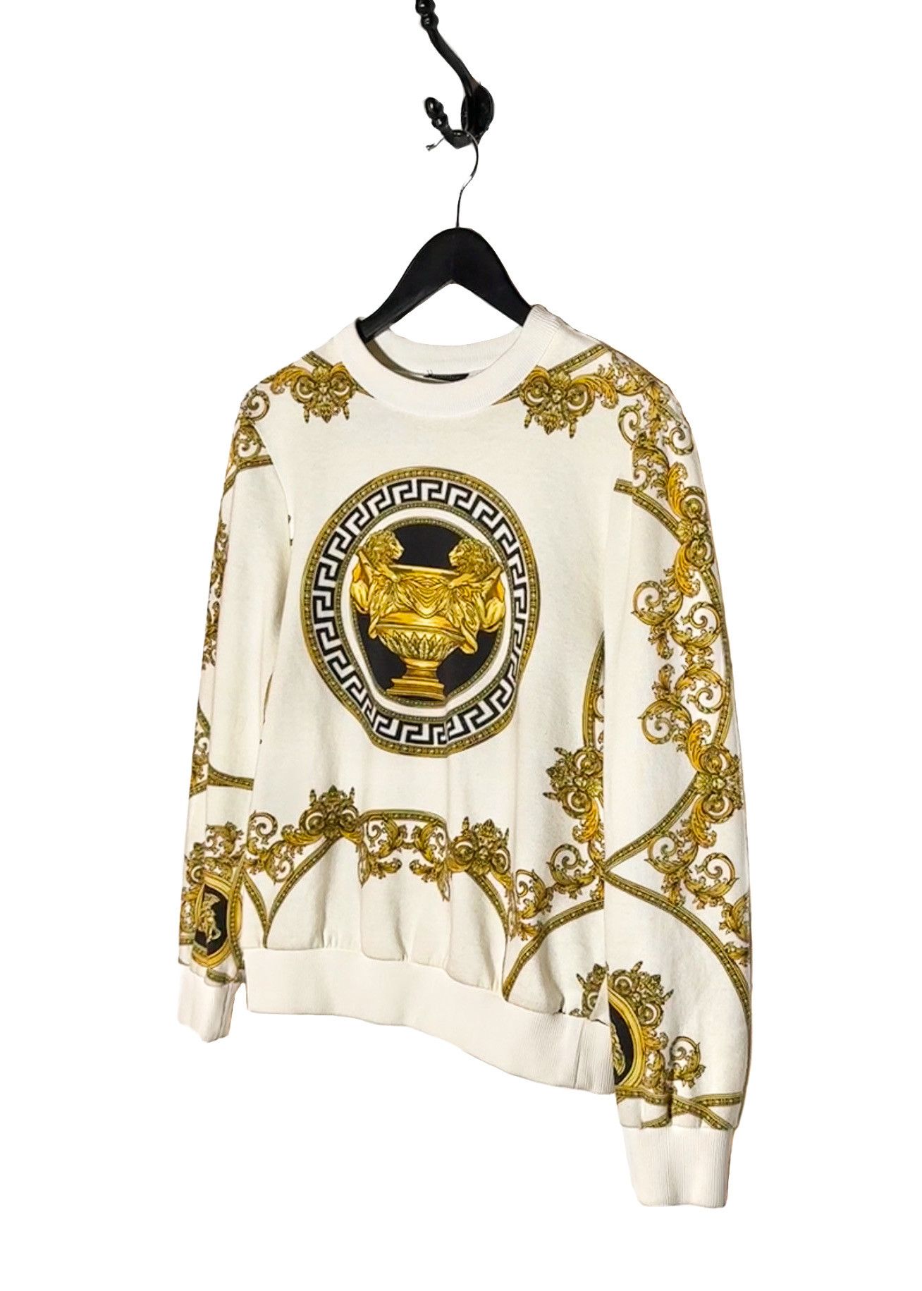 Versace Versace Coupe Des Dieux Ivory Sweatshirt Size M / US 6-8 / IT 42-44 - 2 Thumbnail