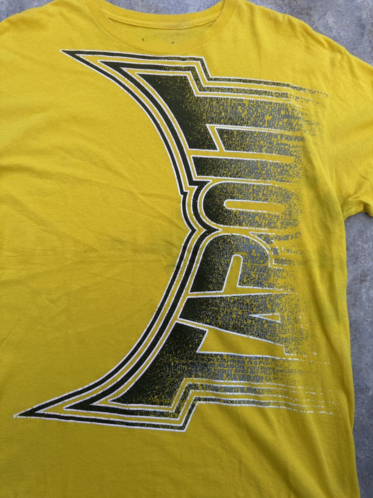 Tapout Tapout Yellow Color Y2K Tee Size US L / EU 52-54 / 3 - 2 Thumbnail