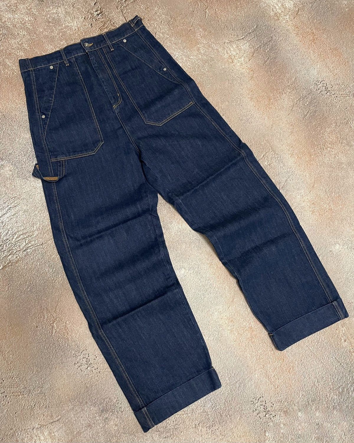 Henrik Vibskov Henrik Vibskov Relaxed Fit Indigo Rap Jeans Size US 32 / EU 48 - 1 Thumbnail