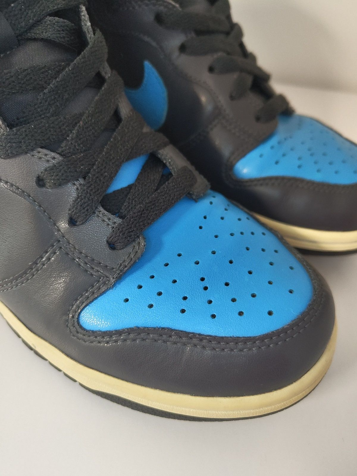 Nike 2010 Nike WMNS Dunk High Anthracite/Orient Blue-White Size US 10.5 / IT 40.5 - 5 Thumbnail