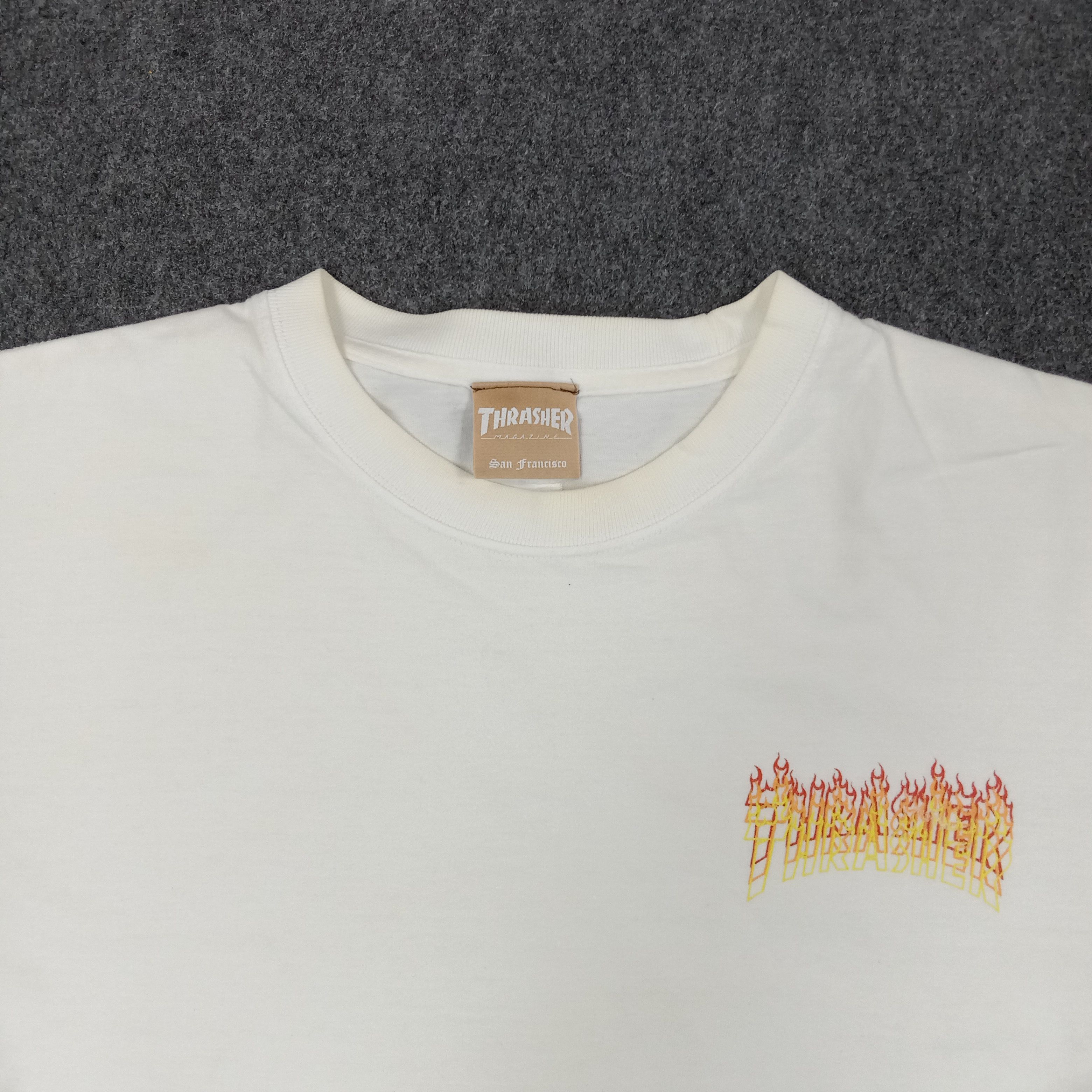 Thrasher × Vintage Vintage Thrasher America Skate Style Tshirt Size US L / EU 52-54 / 3 - 2 Thumbnail