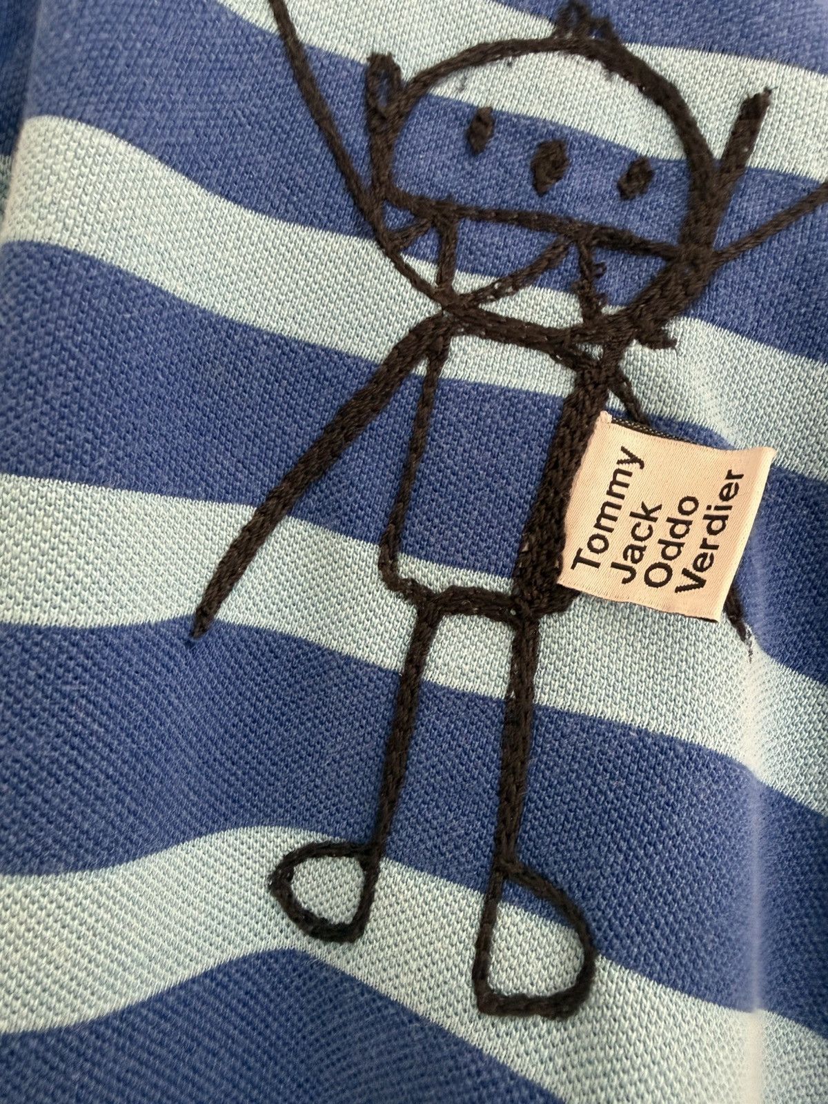 Other Tommy Jack Oddo Verdier Custom 1/1 Blue Grey Polo Size US M / EU 48-50 / 2 - 3 Thumbnail