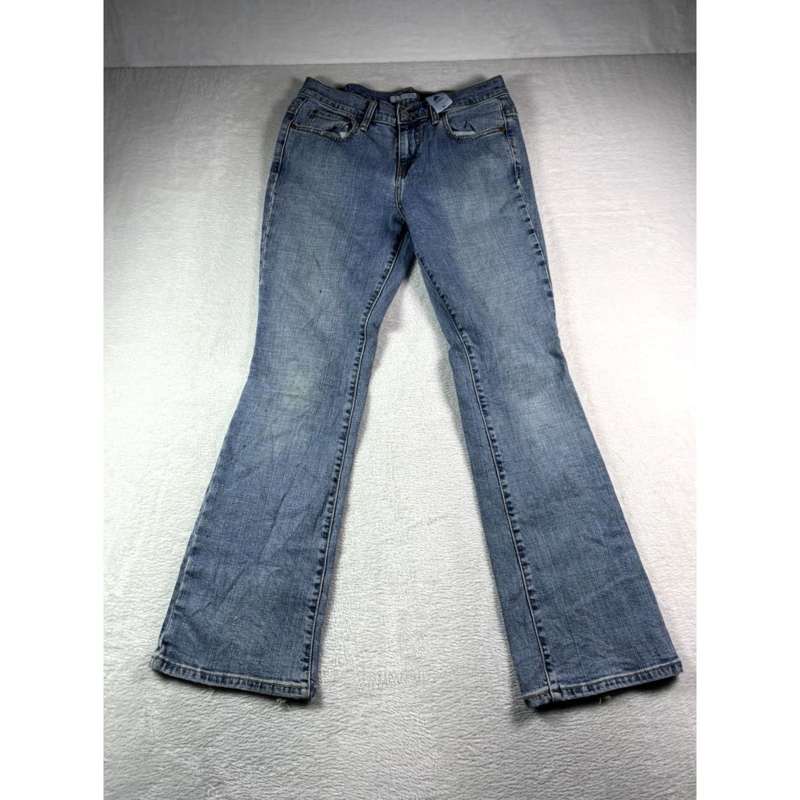 Levi's VINTAGE Levi's 515 Jeans Women's Size 6 Bootscut Blue Medium Wash Denim Flare 90s Size 28" / US 6 / IT 42 - 2 Thumbnail