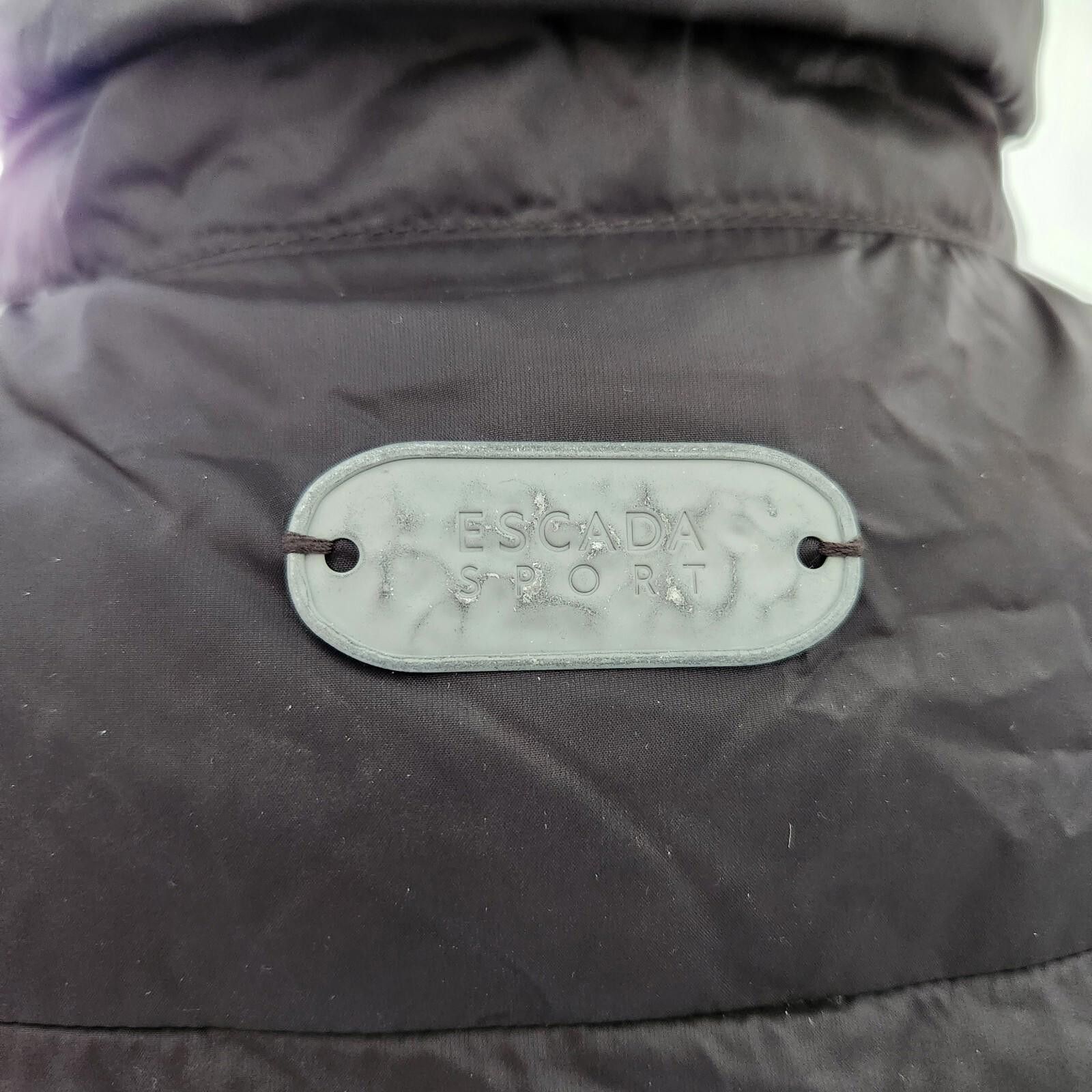 Escada Escada Sport Vest EU 42 Large Dark Brown Goose Down Puffer Size L / US 10 / IT 46 - 6 Thumbnail