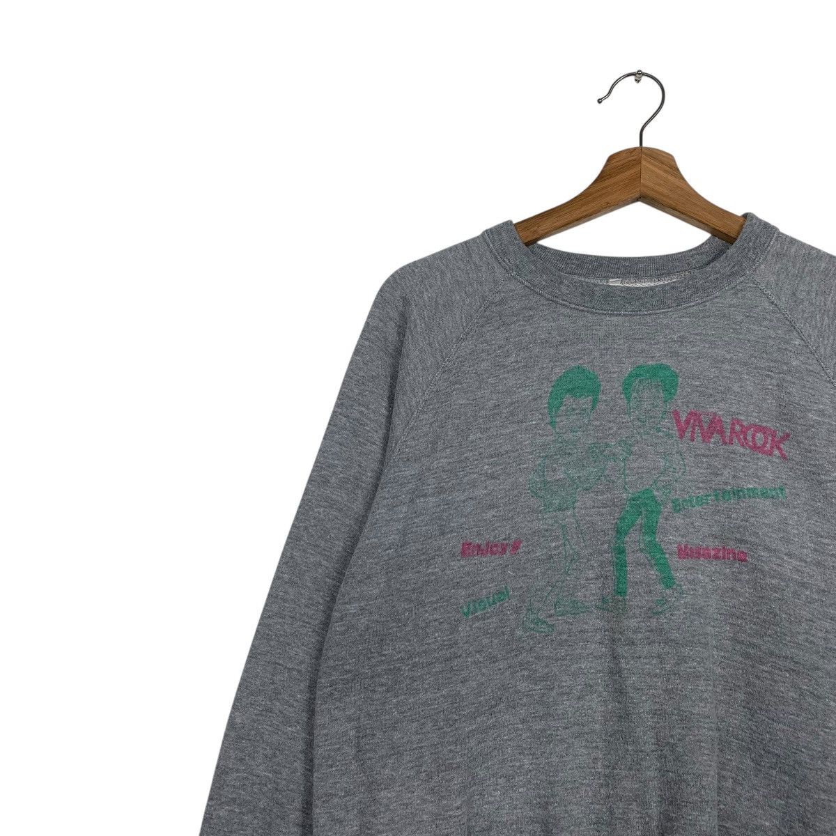 Japanese Brand Vintage Viva Rock Crewneck Sweatshirt Size US M / EU 48-50 / 2 - 6 Thumbnail