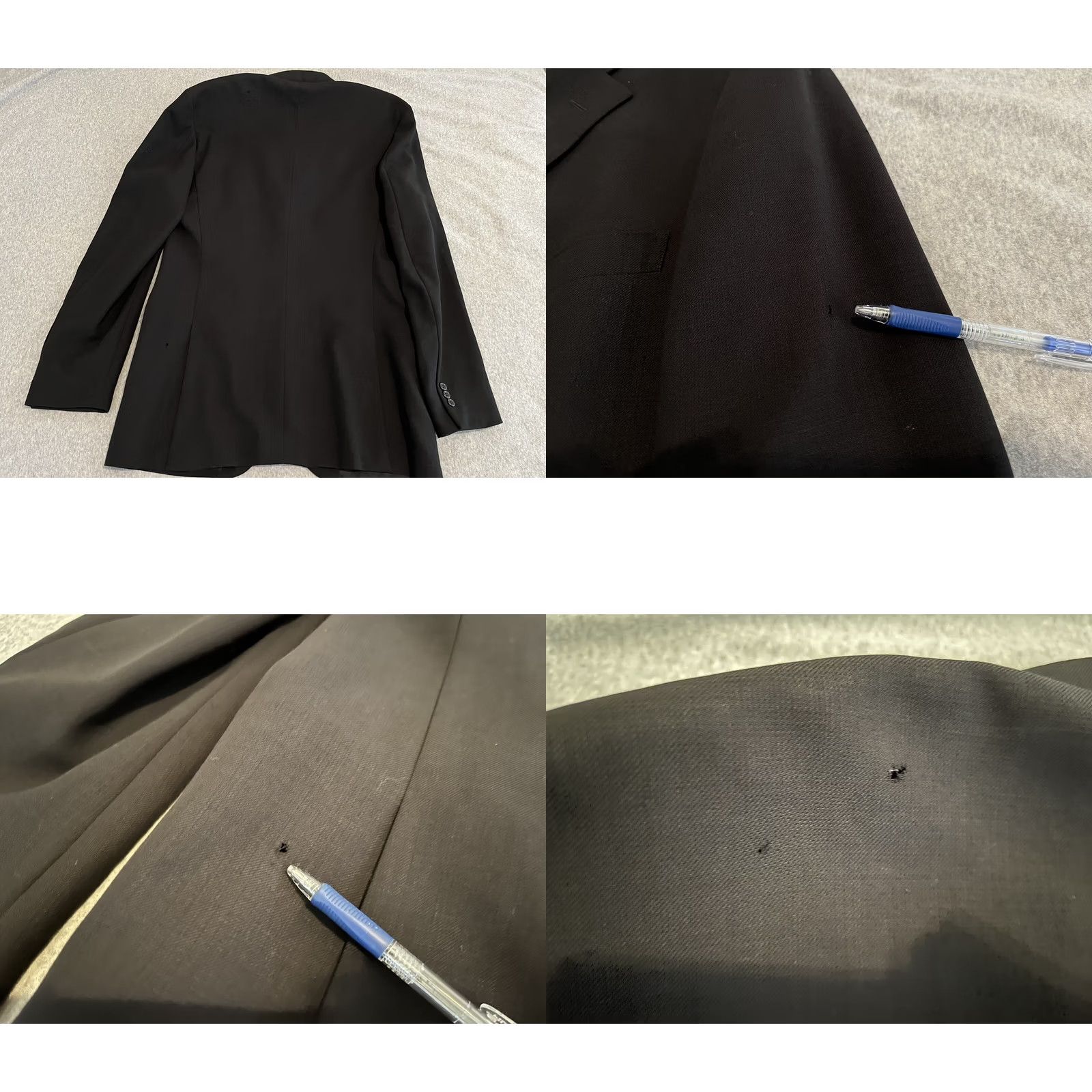 Polo Ralph Lauren VINTAGE Polo Ralph Lauren Black Wool Mohair Blazer Sport Coat Jacket 42L Mens Blue Label Size US XL / EU 56 / 4 - 8 Thumbnail