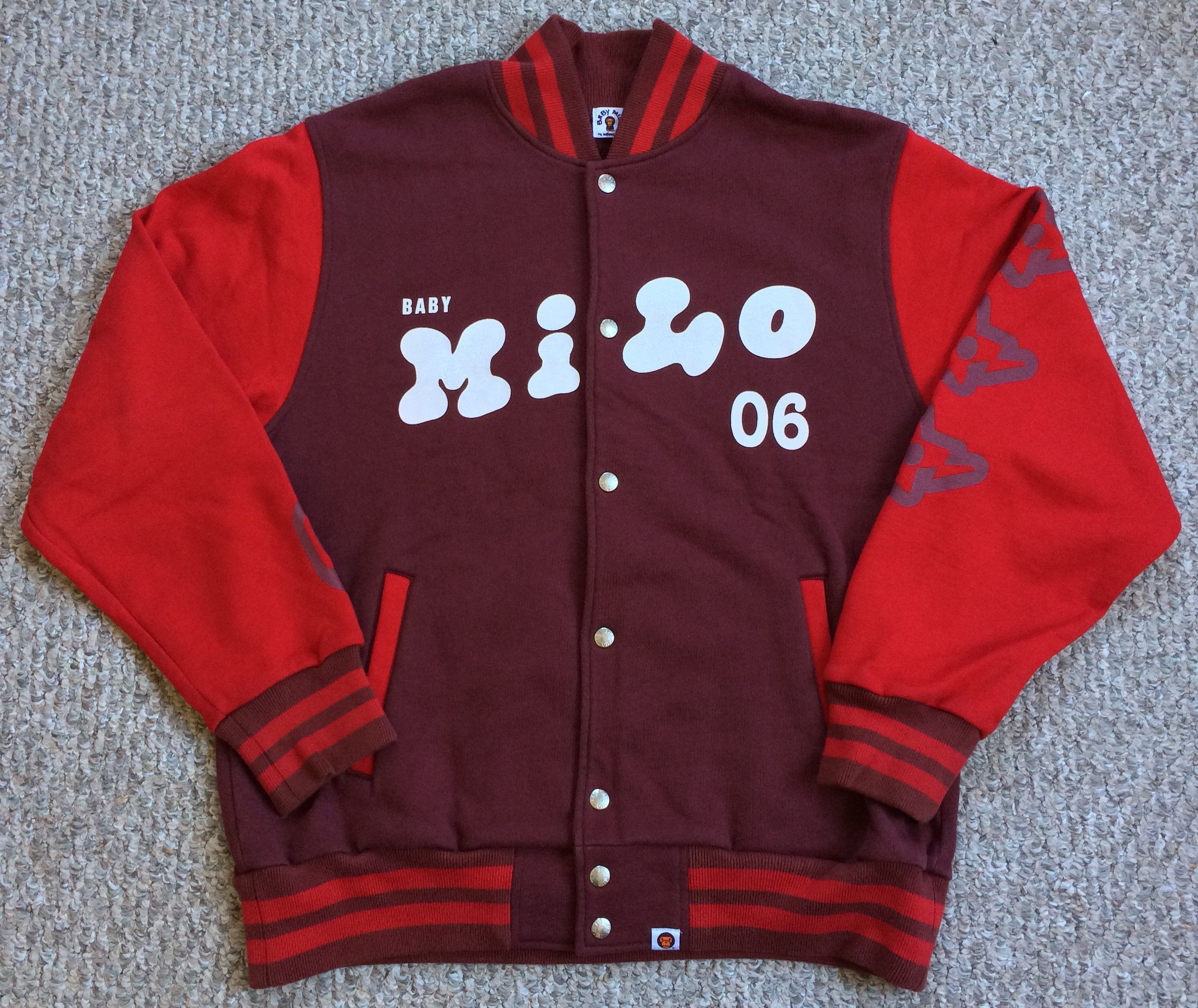 Bape F/W 2006 Baby Milo Varsity Jacket Size US M / EU 48-50 / 2 - 1 Thumbnail