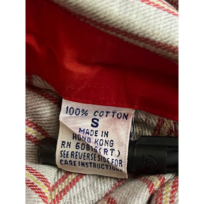 Tommy Hilfiger VTG Tommy Hilfiger Shirt Red Khaki Yellow Stripe Button Down Size US S / EU 44-46 / 1 - 4 Thumbnail