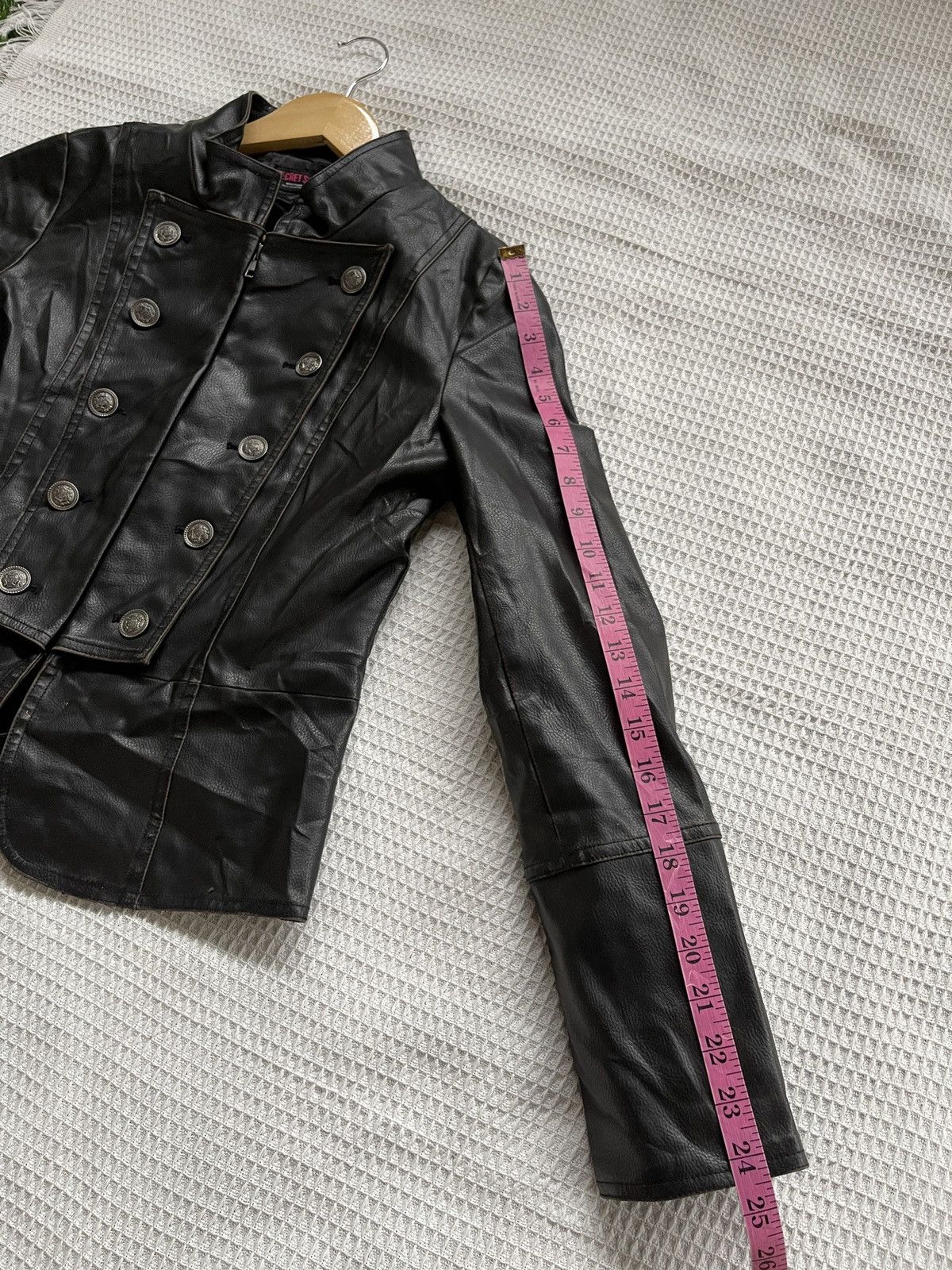 Japanese Brand Last Drop🔥Vtg SECRET SOCIETY Leather Jacket Seditionaries Size US S / EU 44-46 / 1 - 15 Thumbnail