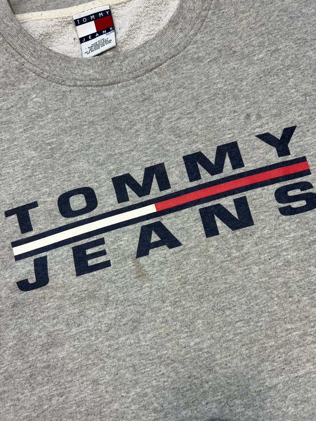 Tommy Hilfiger × Tommy Jeans × Vintage Sweatshirt Tommy Jeans vintage 90’s big logo Size US XXL / EU 58 / 5 - 3 Thumbnail