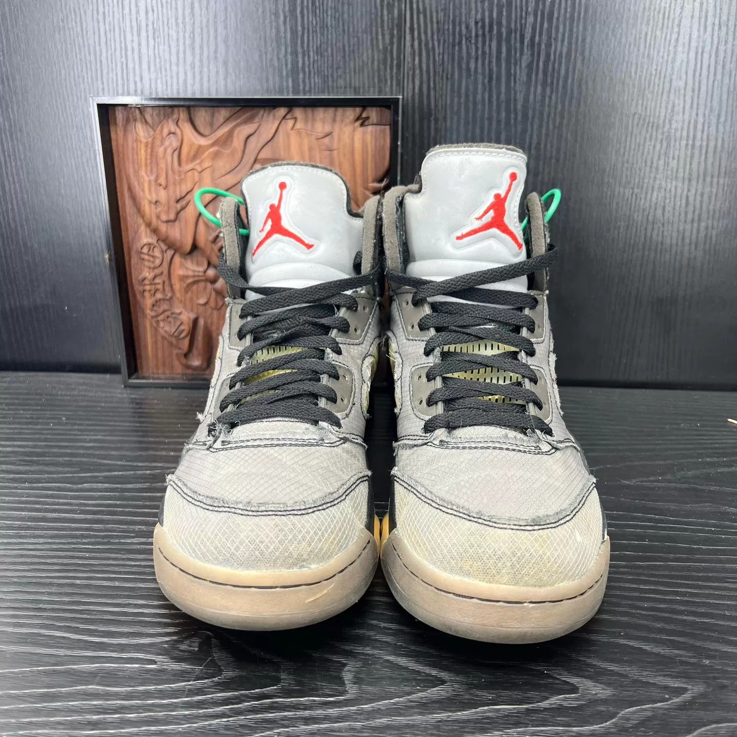 Off-White Off-White Air Jordan 5 Black Wing 45 Size US 12 / EU 45 - 4 Thumbnail