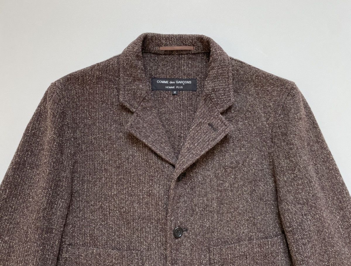 Comme des Garcons Homme Plus S/S 1995 Brown Weave Cotton Overcoat Size US M / EU 48-50 / 2 - 3 Thumbnail
