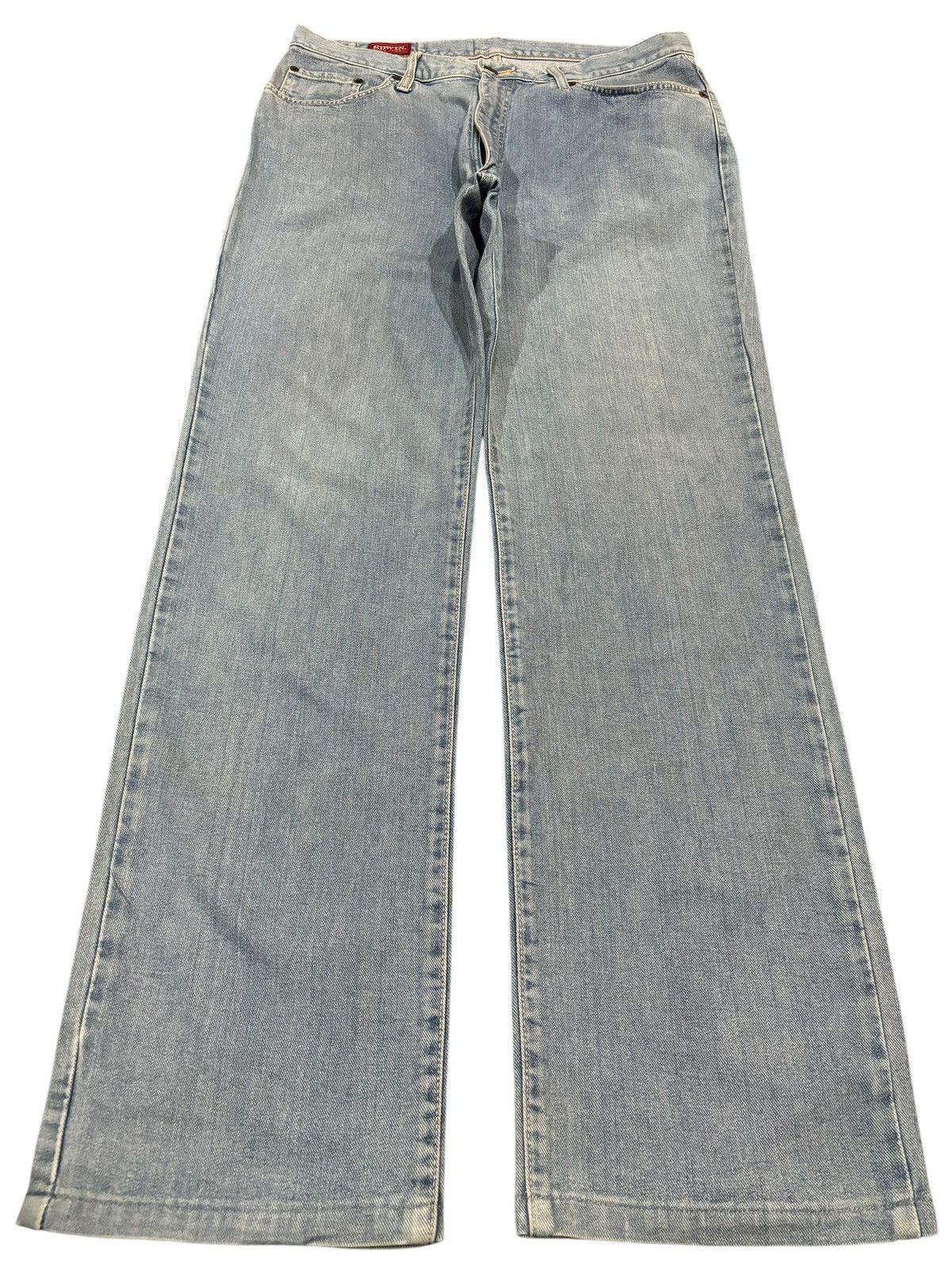 Edwin × Japanese Brand Vintage Y2k Edwin Soft Jeans Faded Straight Cut Jeans Size US 36 / EU 52 - 1 Thumbnail