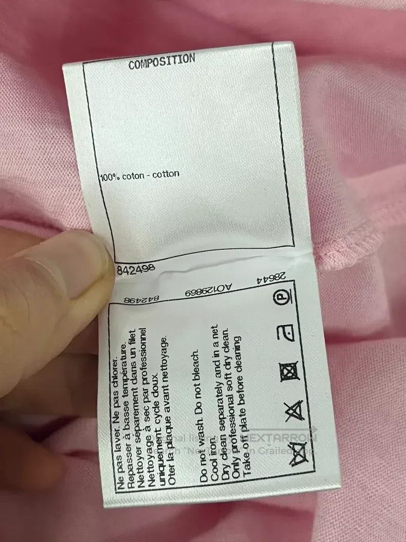Chanel Chanel Pink hollow letter logo short sleeves Size XXS / US 00 / IT 34 - 6 Thumbnail