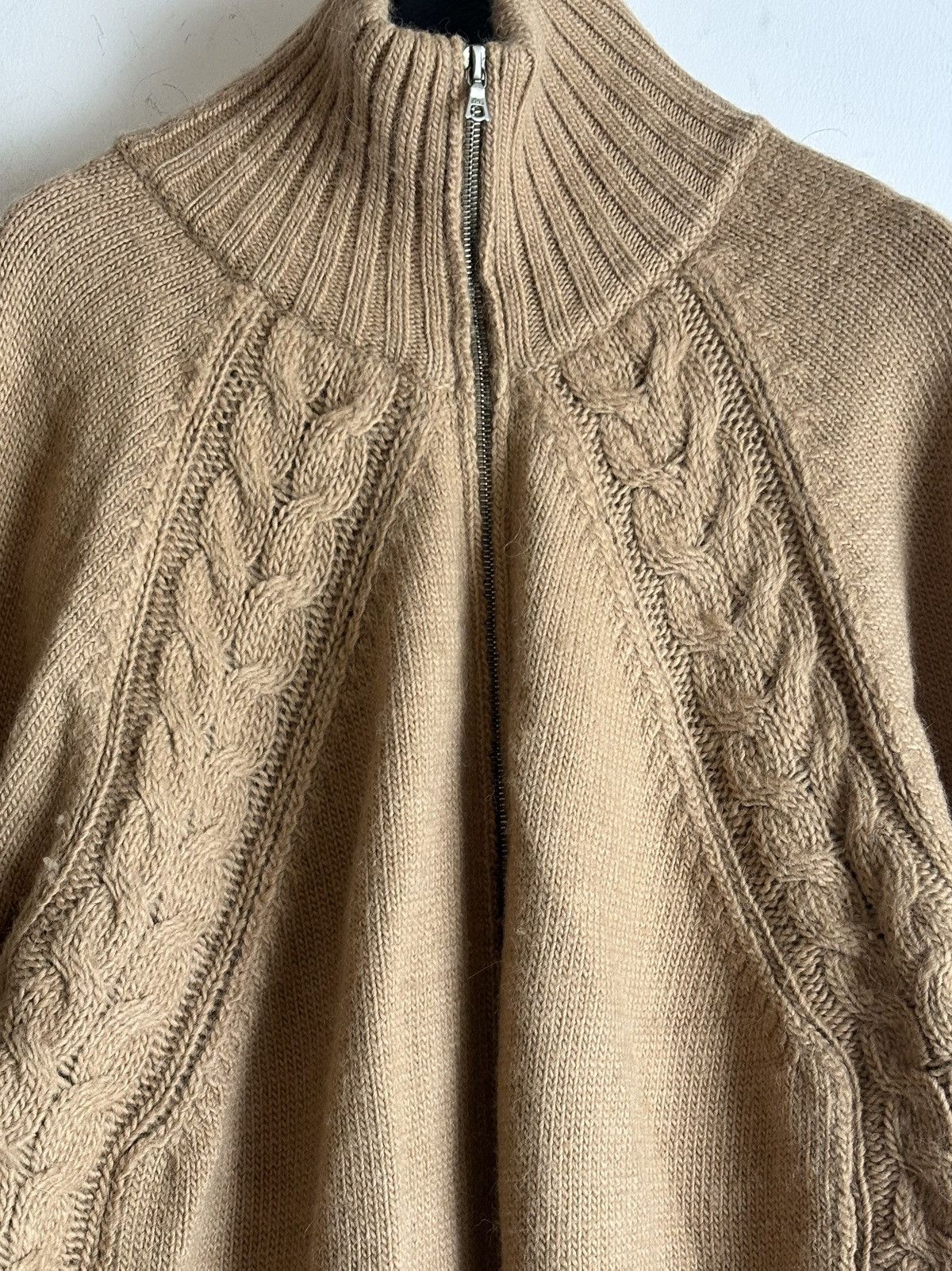 Dries Van Noten Dries Van Noten | Alpaca High-Neck Sweater Size US L / EU 52-54 / 3 - 3 Thumbnail