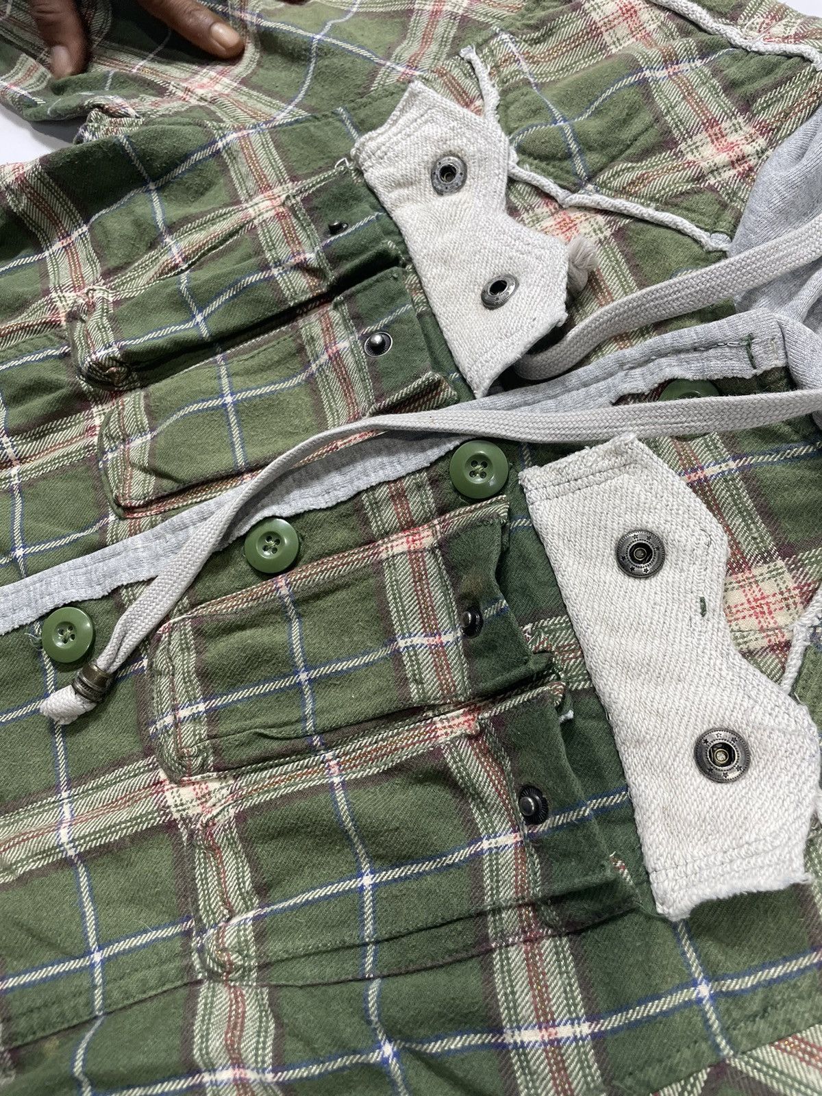 Edwin × Japanese Brand × Vintage Edwind Western Flanel Hoodie Size US M / EU 48-50 / 2 - 4 Thumbnail
