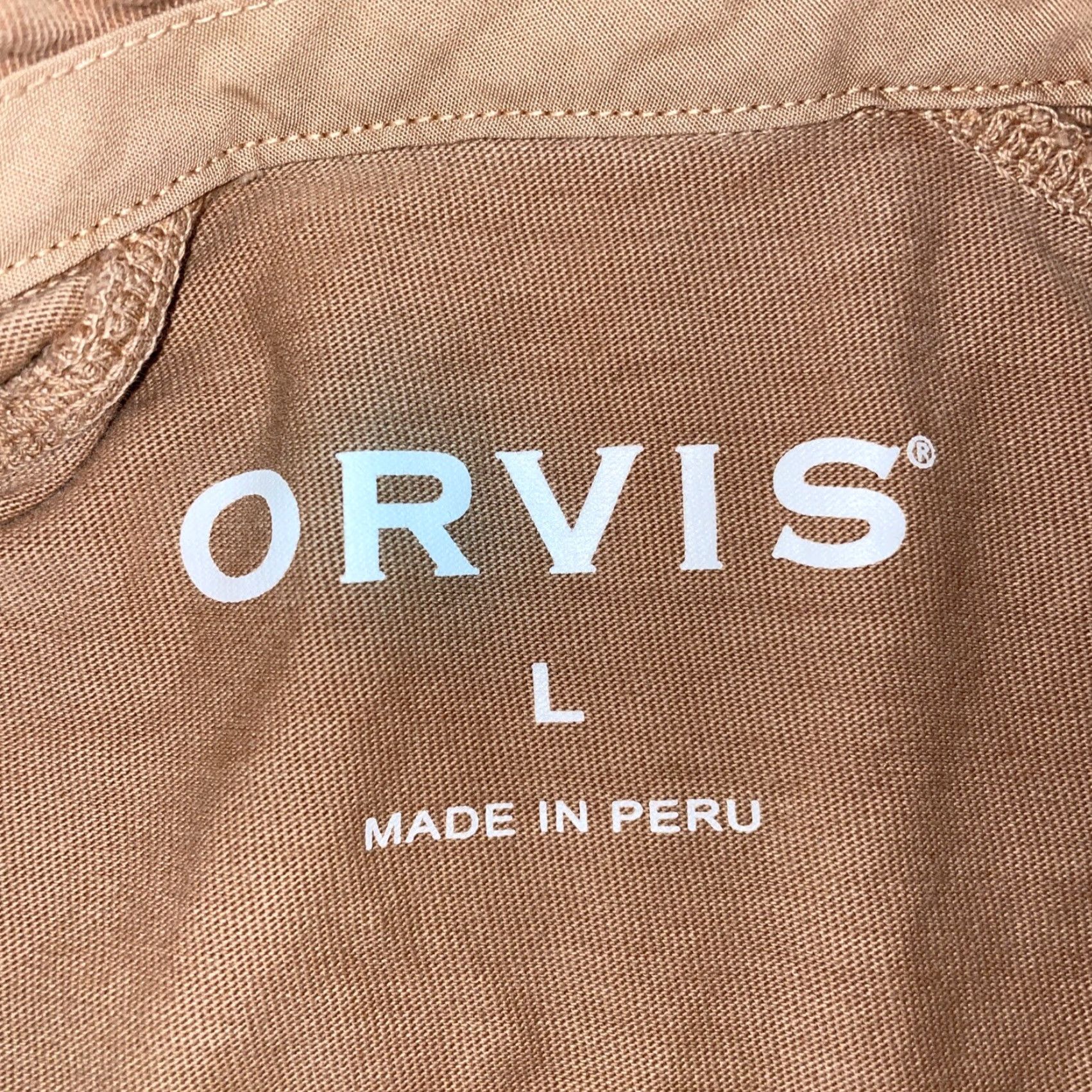 Orvis Orvis Pocket Polo shirt Mens L Brown Short Sleeve Button-Up Shirt Size US L / EU 52-54 / 3 - 3 Thumbnail