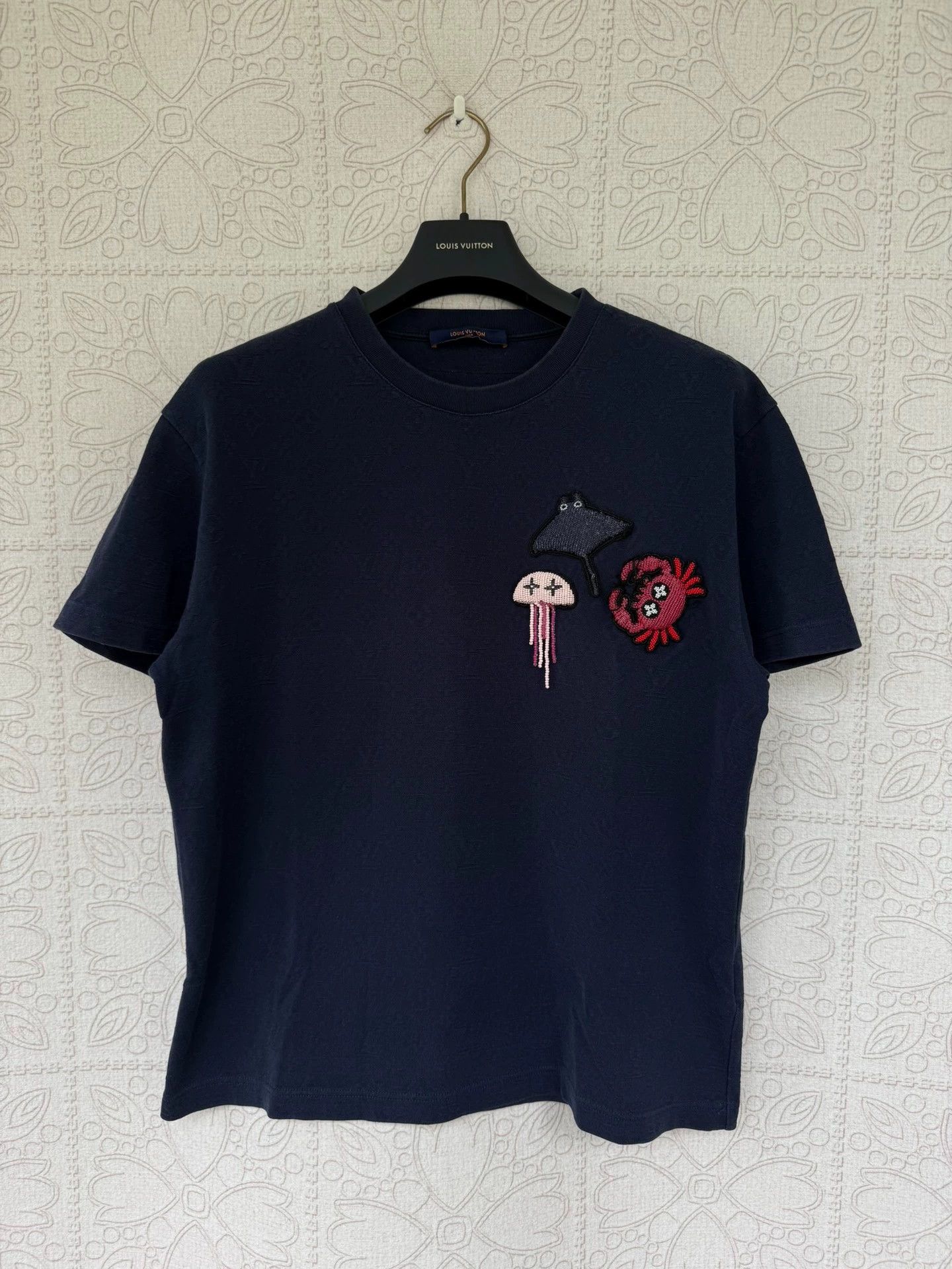 Louis Vuitton louis vuitton deep blue short sleeve t-shirt Size US S / EU 44-46 / 1 - 1 Thumbnail