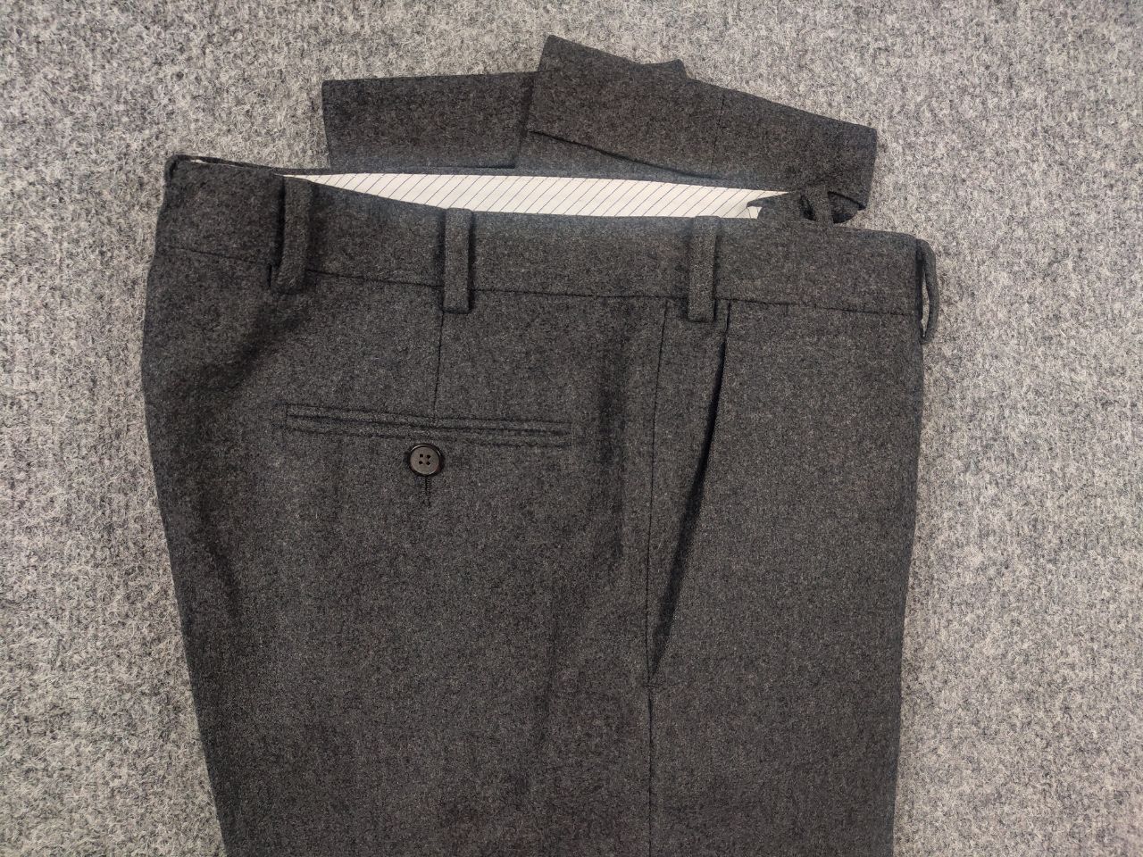 Suitsupply Suitsupply Design Pure Wool Gray Comfort Trousers Pants Size US 31 - 21 Thumbnail
