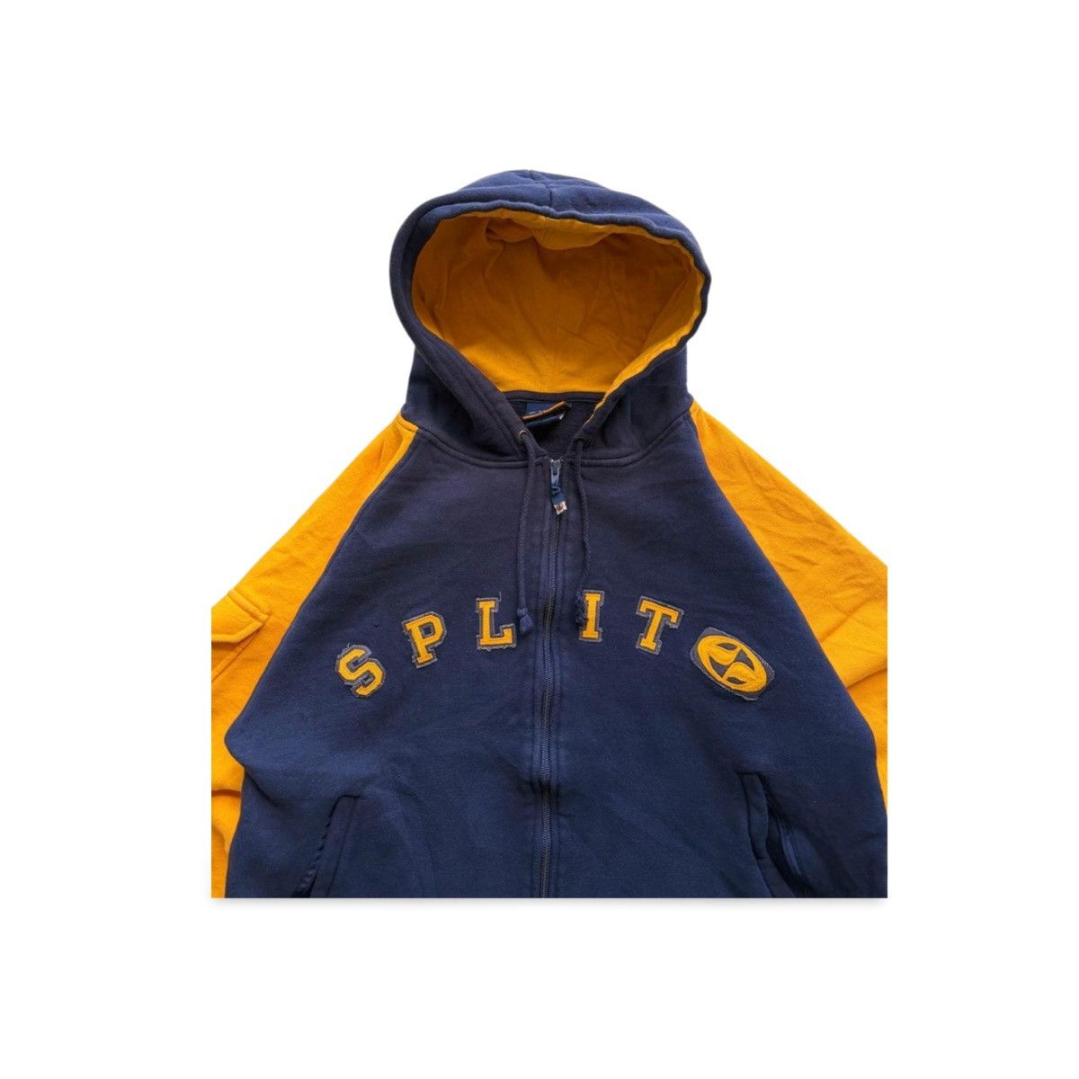 Vintage Split Streetwear Y2K Tech Skate Zip Up Hoodie Sweatshirt Size US M / EU 48-50 / 2 - 3 Thumbnail