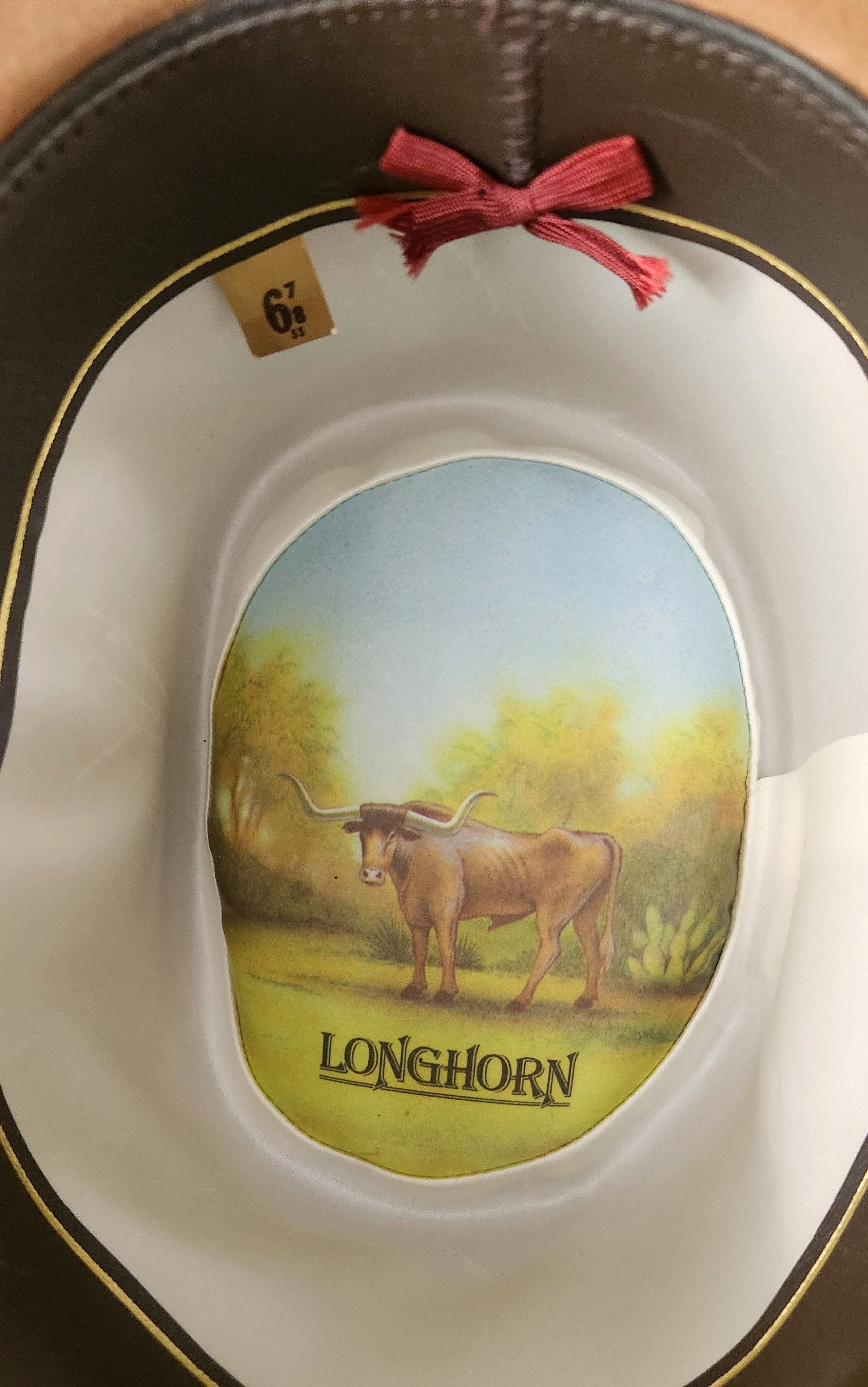 Vintage Longhorn Vintage Cowboy Felt Hat 3X Beaver size 6 7/8 Brown Size ONE SIZE - 10 Thumbnail