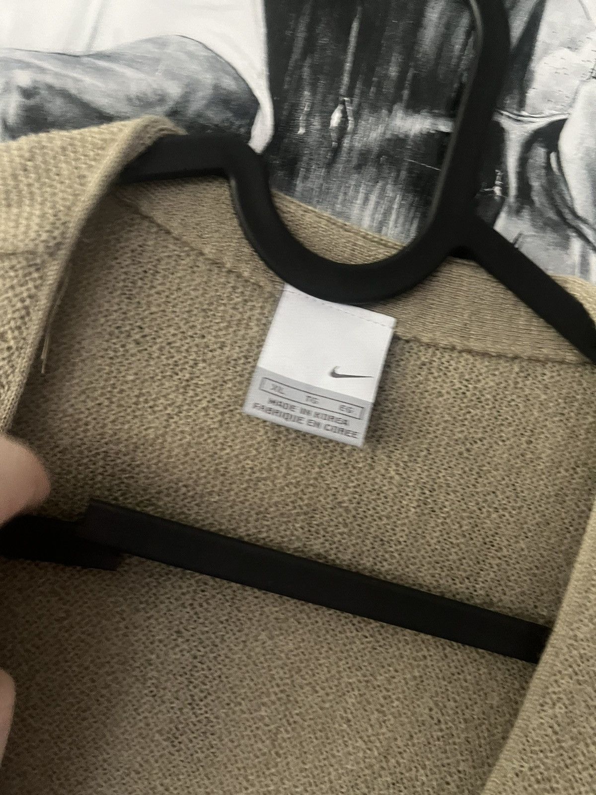 Nike × Vintage Nike Vintage Beige Sweater Size XL / US 12-14 / IT 48-50 - 4 Thumbnail