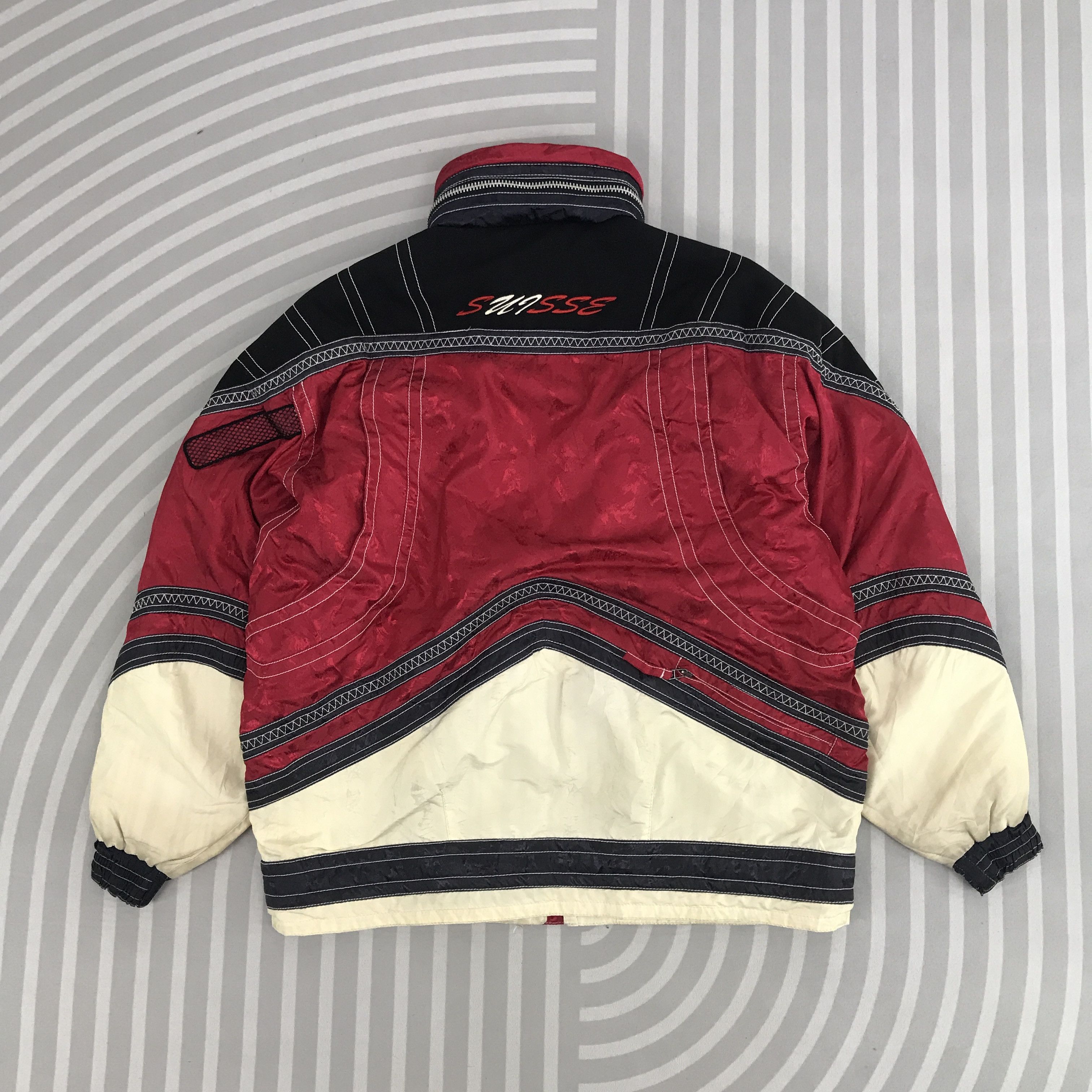 Japanese Brand × Ski-Doo × Vintage Vintage Schweizer skichule Rare Design ski Jacket Size US L / EU 52-54 / 3 - 3 Thumbnail