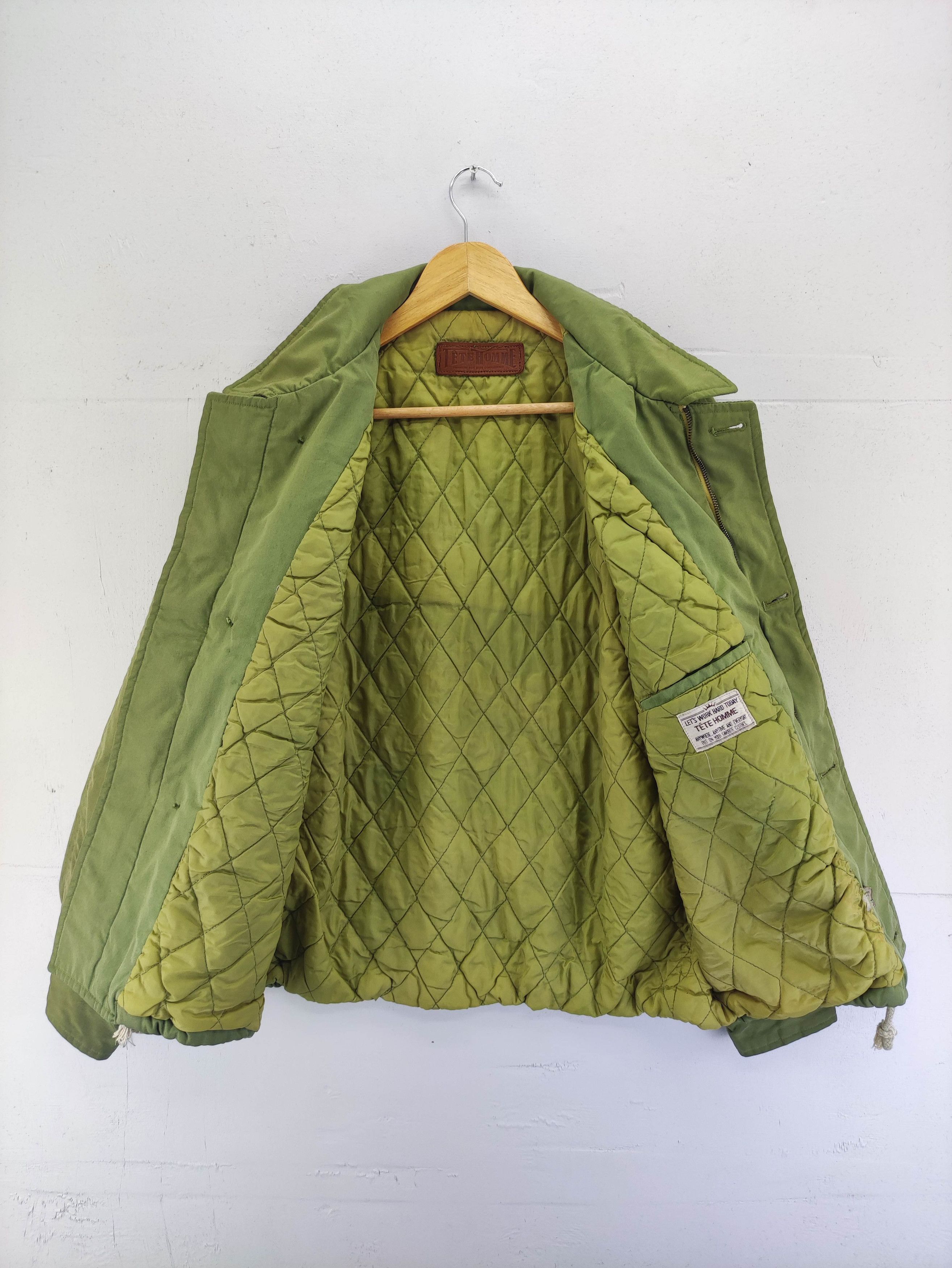 Issey Miyake Vintage Tete Homme Issey Miyake Army Parachute Jacket Size US L / EU 52-54 / 3 - 7 Thumbnail
