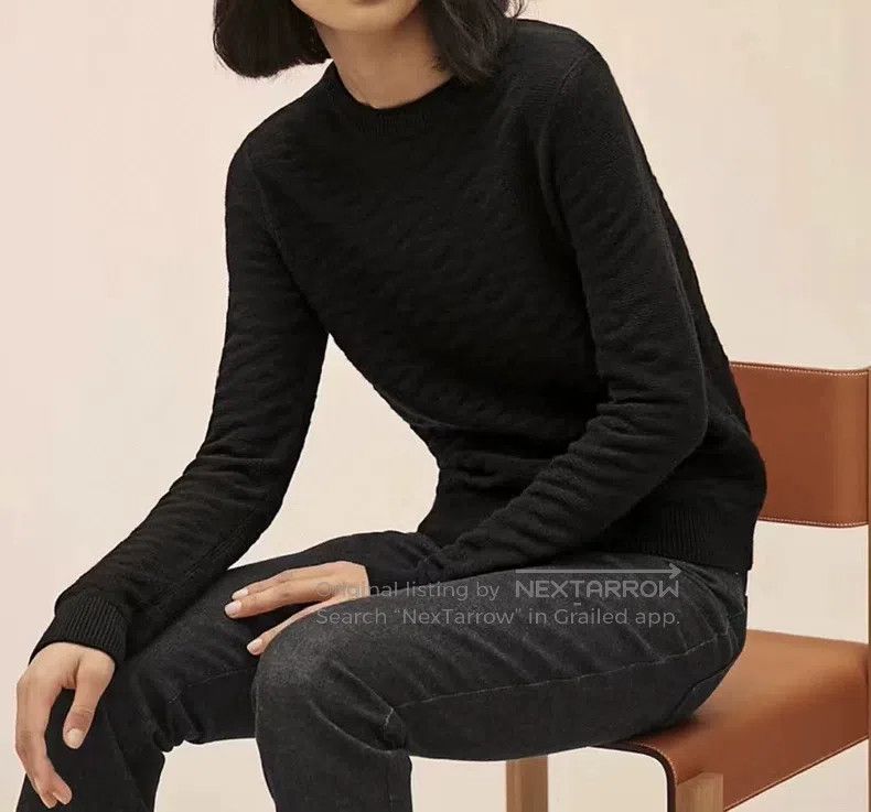 Hermes Hermes Full H dark patterned knitwear Size XS / US 0-2 / IT 36-38 - 9 Thumbnail