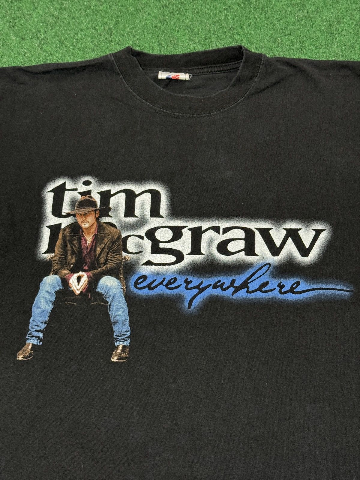 Band Tees Vtg 90s Tim Mcgraw Everywhere Country Tour Concert T Shirt Size US L / EU 52-54 / 3 - 2 Thumbnail