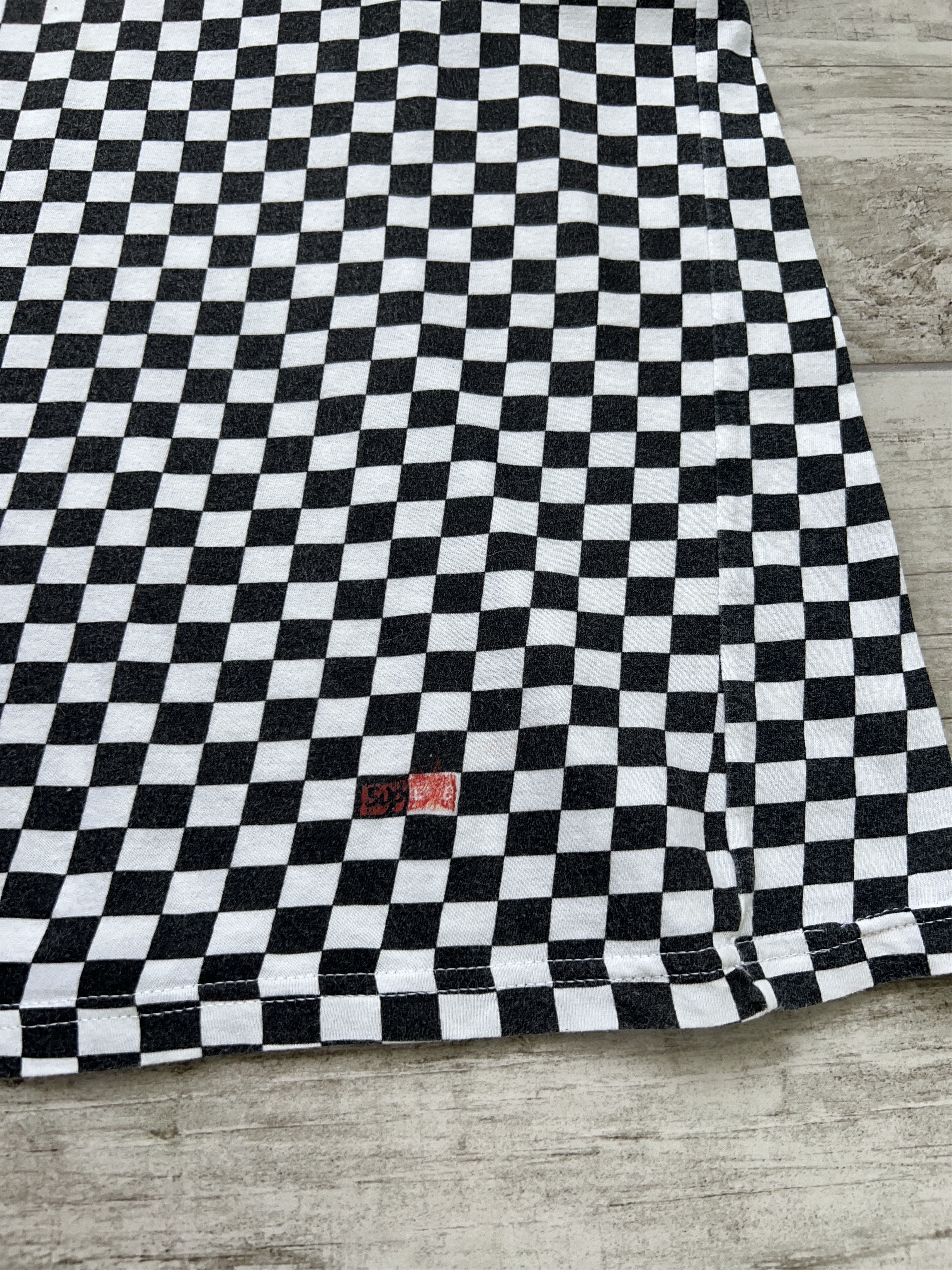 Supreme Mens Hanes White Black Check Cotton T Shirt Tee Size S Size US S / EU 44-46 / 1 - 2 Thumbnail
