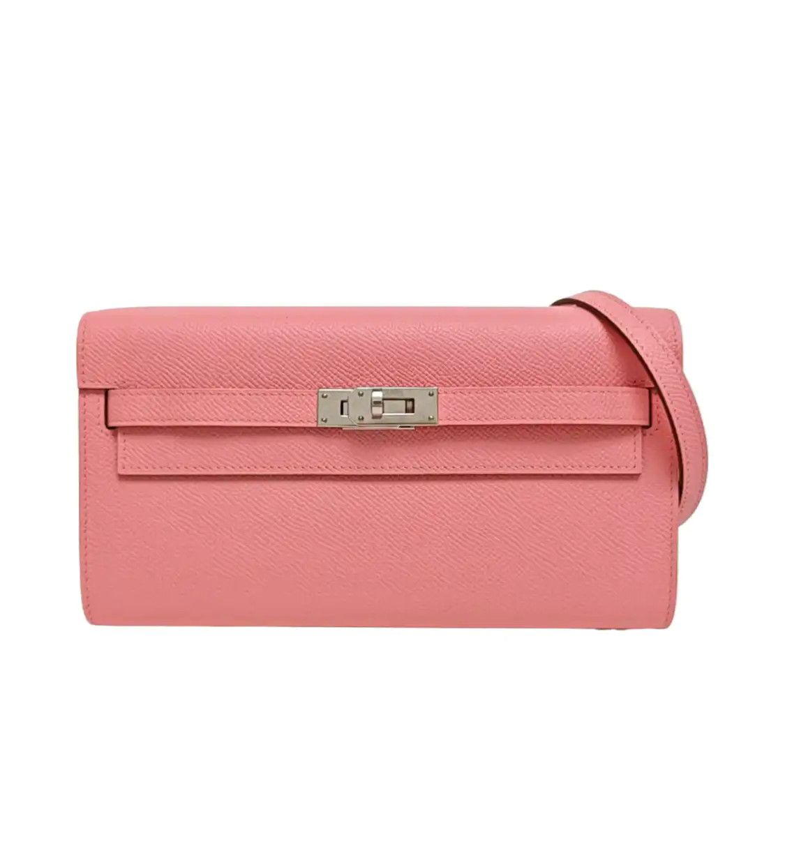 Hermes Hermes Kelly rose pink Epsom cowhide leather Kelly shoulder bag crossbody bag si Size ONE SIZE - 1 Thumbnail